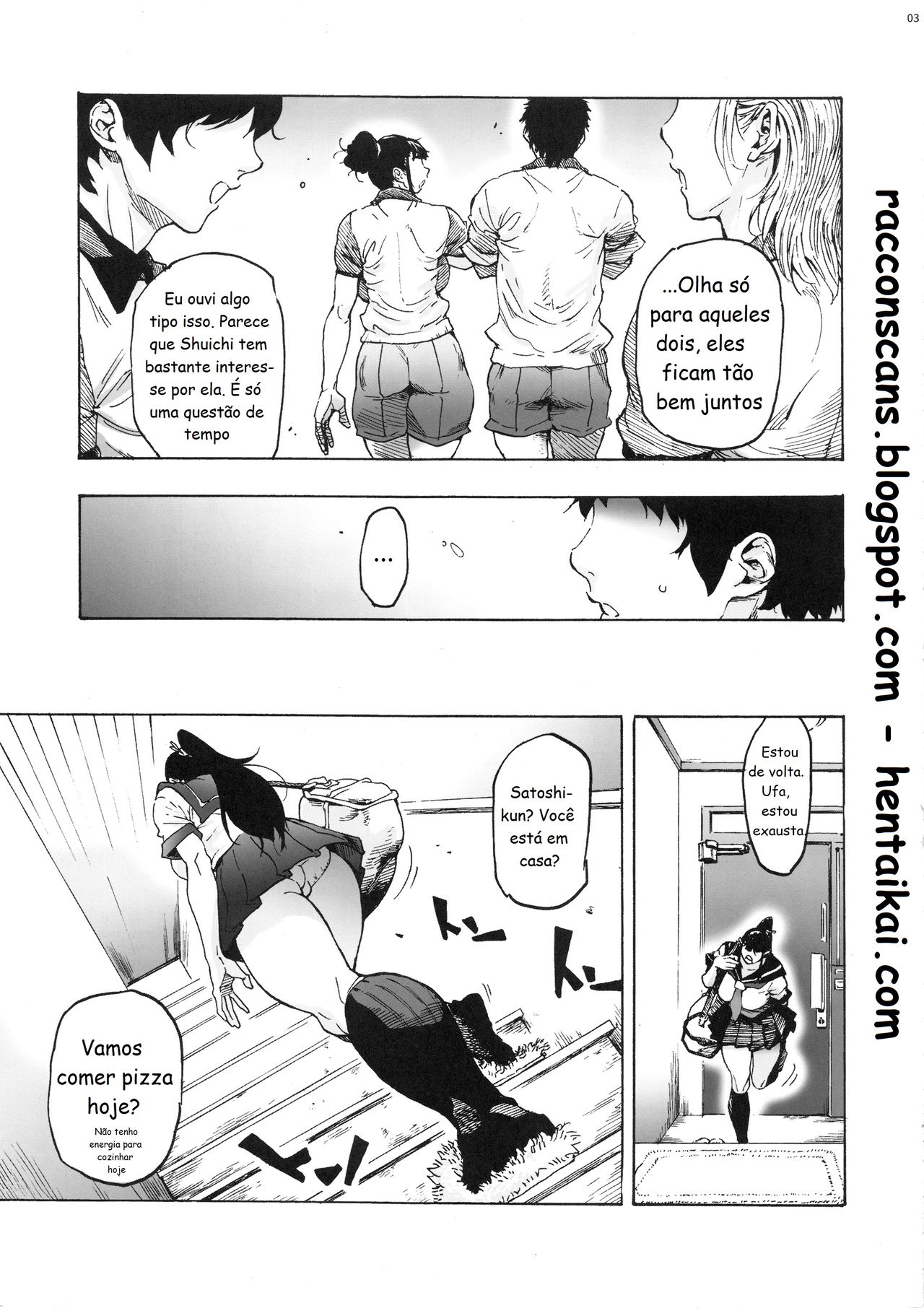 (C94) [Kocho Kocho Koukou (Bonten)] Aki-nee to... JK Ponyta 2 | With Aki-Nee... Ponytailed High School Girl 2 [Portuguese-BR] {Guaxinim/HentaiKai} image number 4