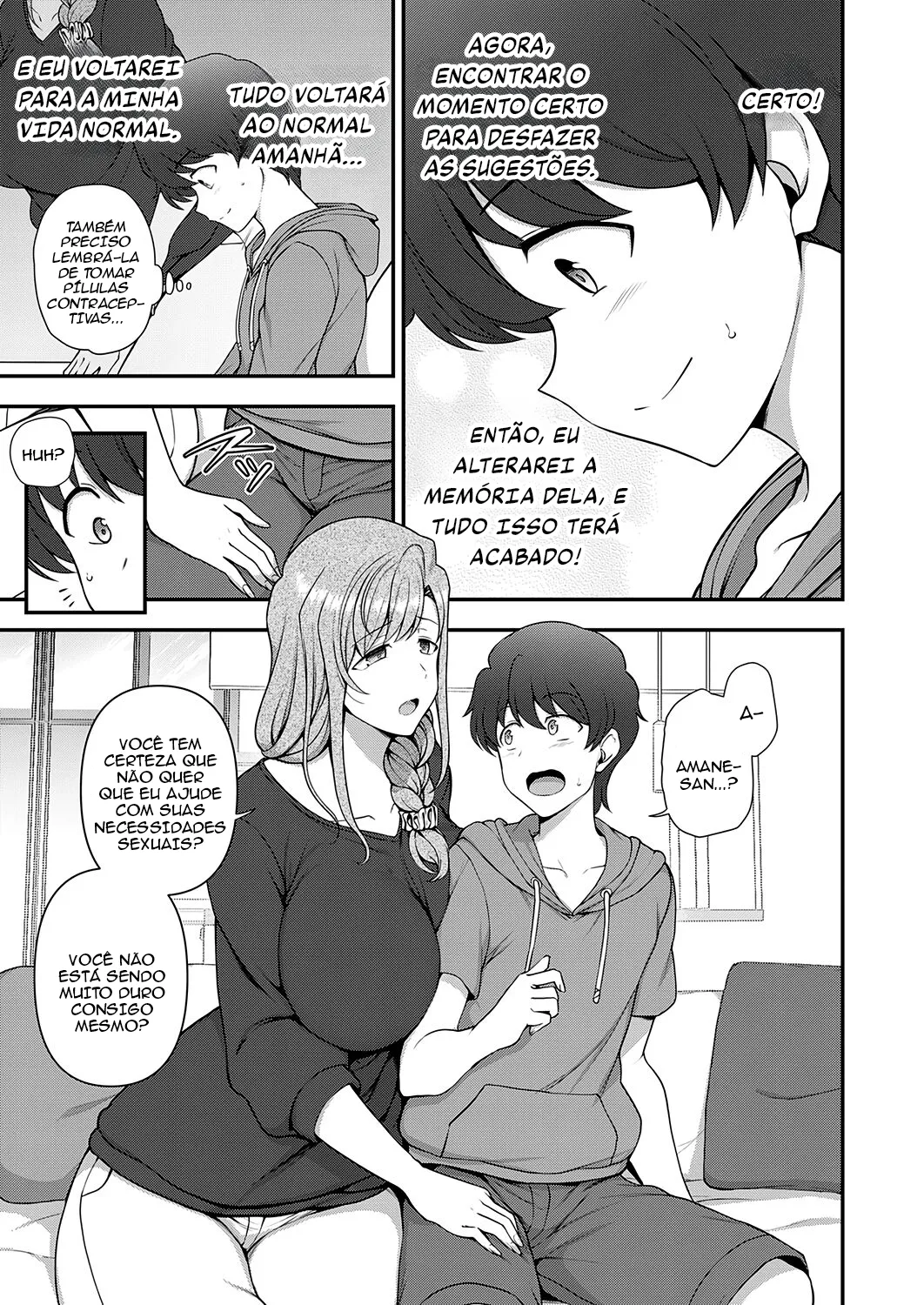 [Aiue Oka] FamiCon - Family Control Ch. 2 | Controle Familiar Cap. 2 (COMIC ExE 29) [Portuguese-BR] [TraduZion] [Decensored] [Digital] image number 17