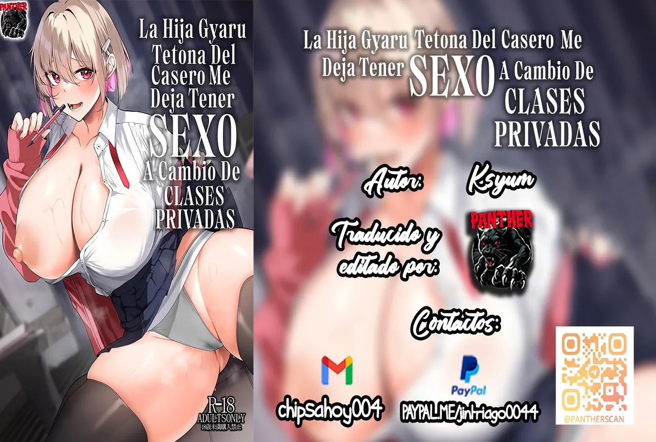 [Sakyu Syogun (Ksyum)] Ooya no Musume no Kyonyuu Gal ni Benkyou Oshietara Ecchi Shite Kureta Hanashi | La Hija Gyaru de Grandes Tetas del Casero ¡Me Deja Tener Sexo a Cambio de Lecciones Privadas! [Spanish] [Panther Scan] [Digital] 이미지 번호 44