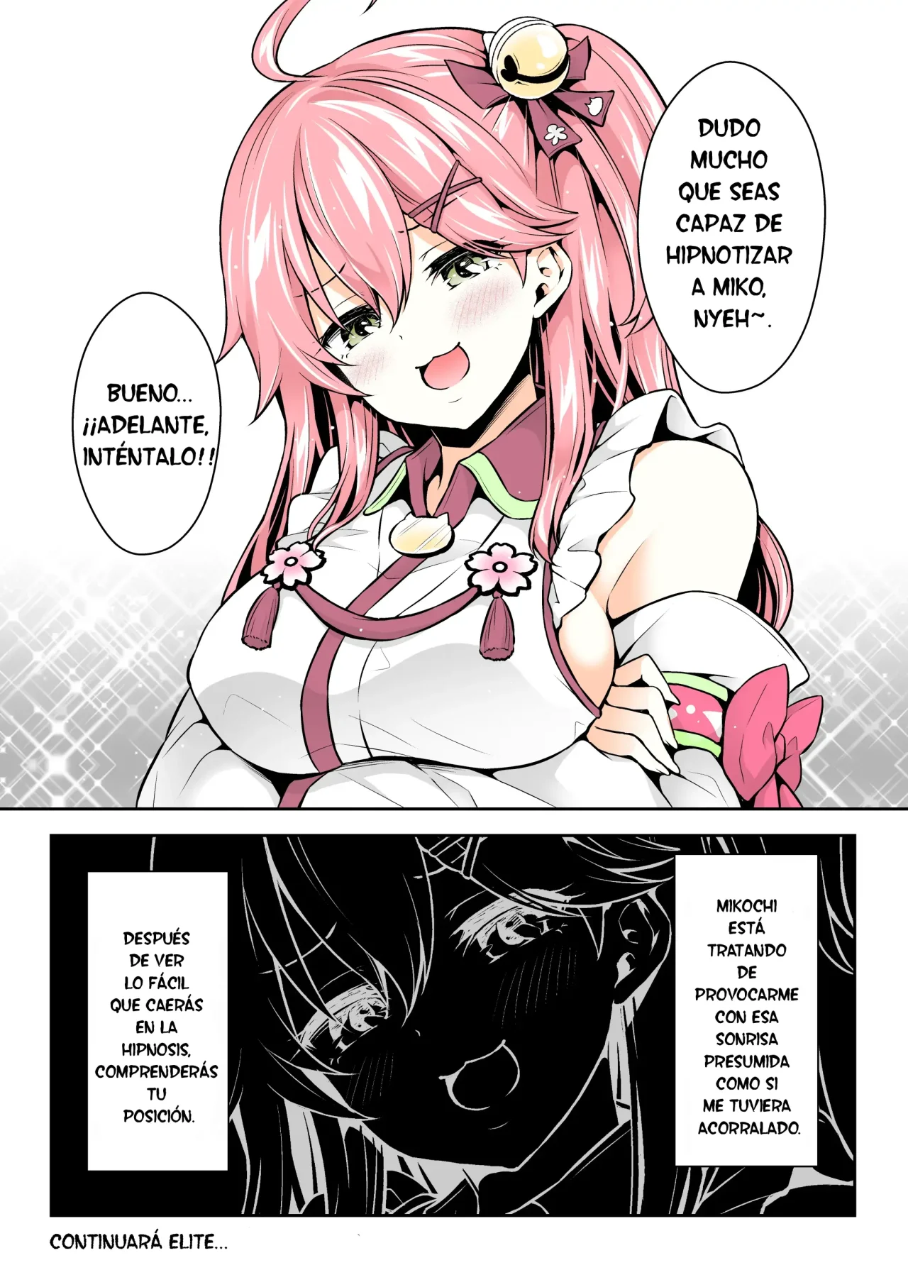 [Hachinoko P (hatigo)] Mikochi Saimin Ecchi Hon ~Youji Taikou Hen~｜Libro de Hipnosis Erótica de Mikochi ~Edición de Regresión Infantil~ (Sakura Miko) [Spanish] [HOLOES] [Colorized] [Digital] 图片编号 6