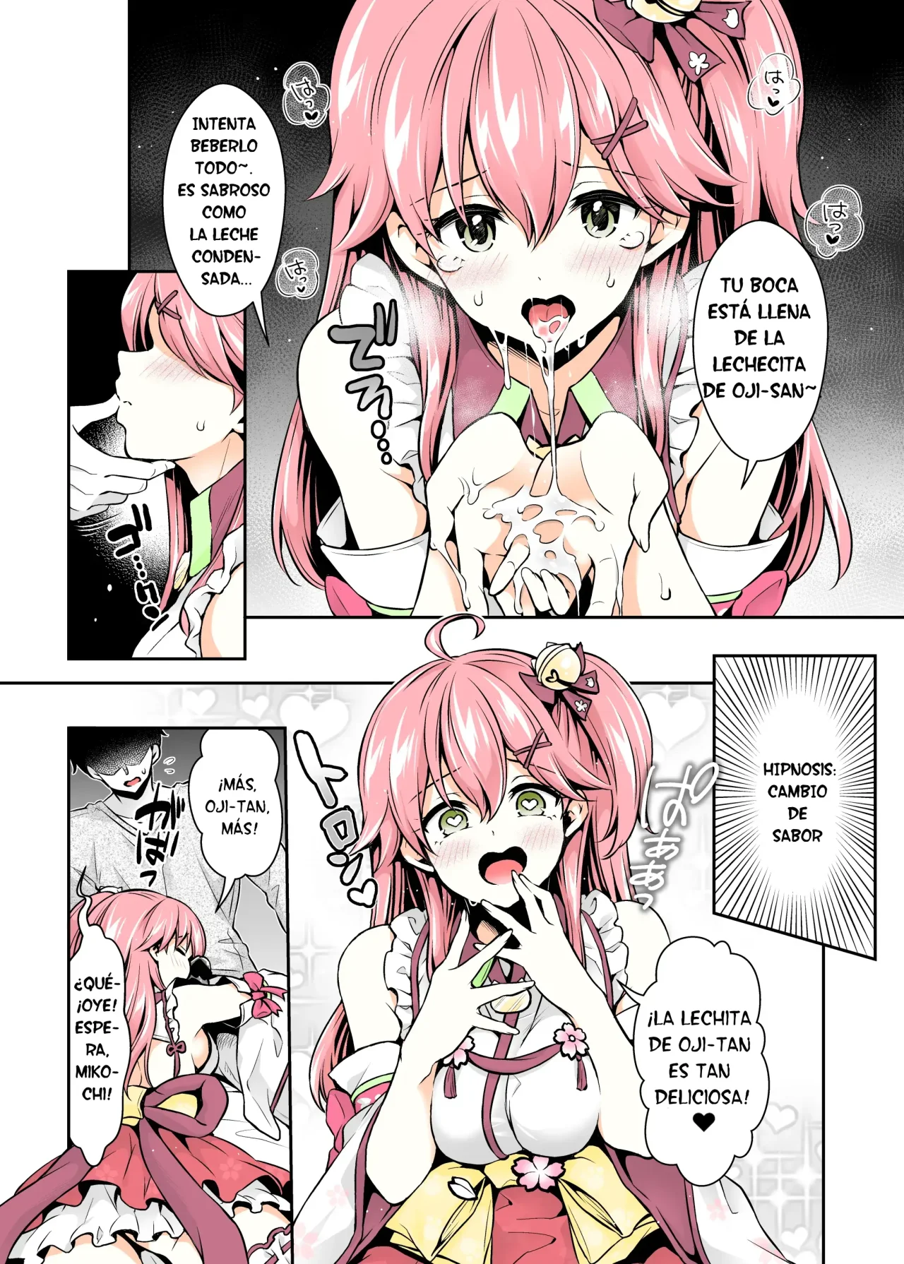 [Hachinoko P (hatigo)] Mikochi Saimin Ecchi Hon ~Youji Taikou Hen~｜Libro de Hipnosis Erótica de Mikochi ~Edición de Regresión Infantil~ (Sakura Miko) [Spanish] [HOLOES] [Colorized] [Digital] 图片编号 13