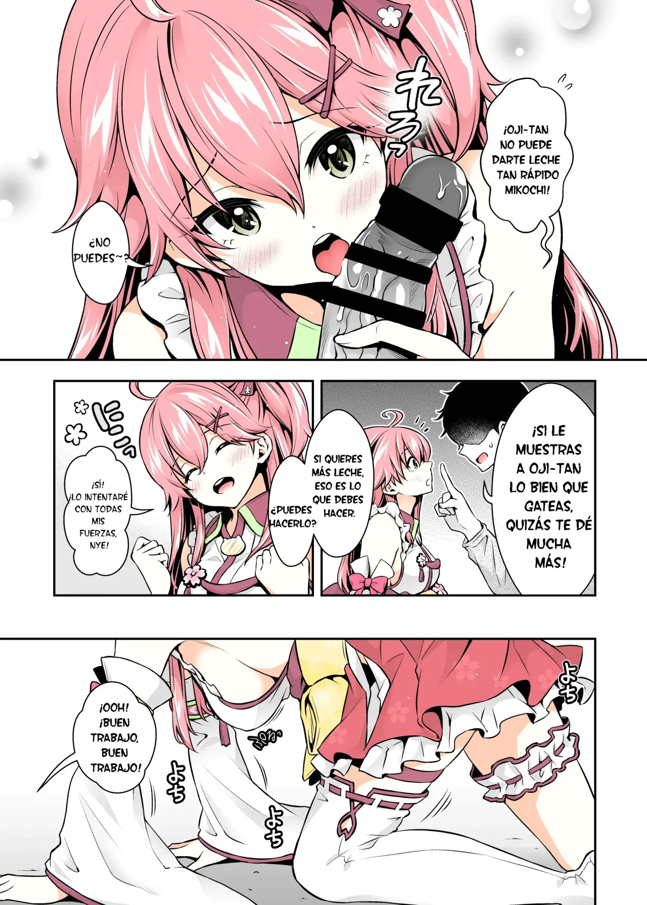 [Hachinoko P (hatigo)] Mikochi Saimin Ecchi Hon ~Youji Taikou Hen~｜Libro de Hipnosis Erótica de Mikochi ~Edición de Regresión Infantil~ (Sakura Miko) [Spanish] [HOLOES] [Colorized] [Digital] 图片编号 14