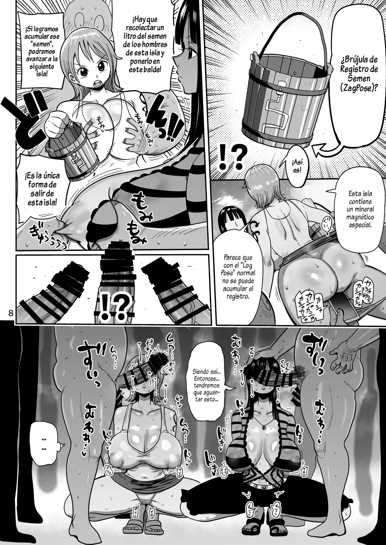 [CRAFT (kiliu)] ZAGPOSE｜La Brújula de Registro de Semen (One Piece) [Spanish] [Al chile no sé Scan] image number 18