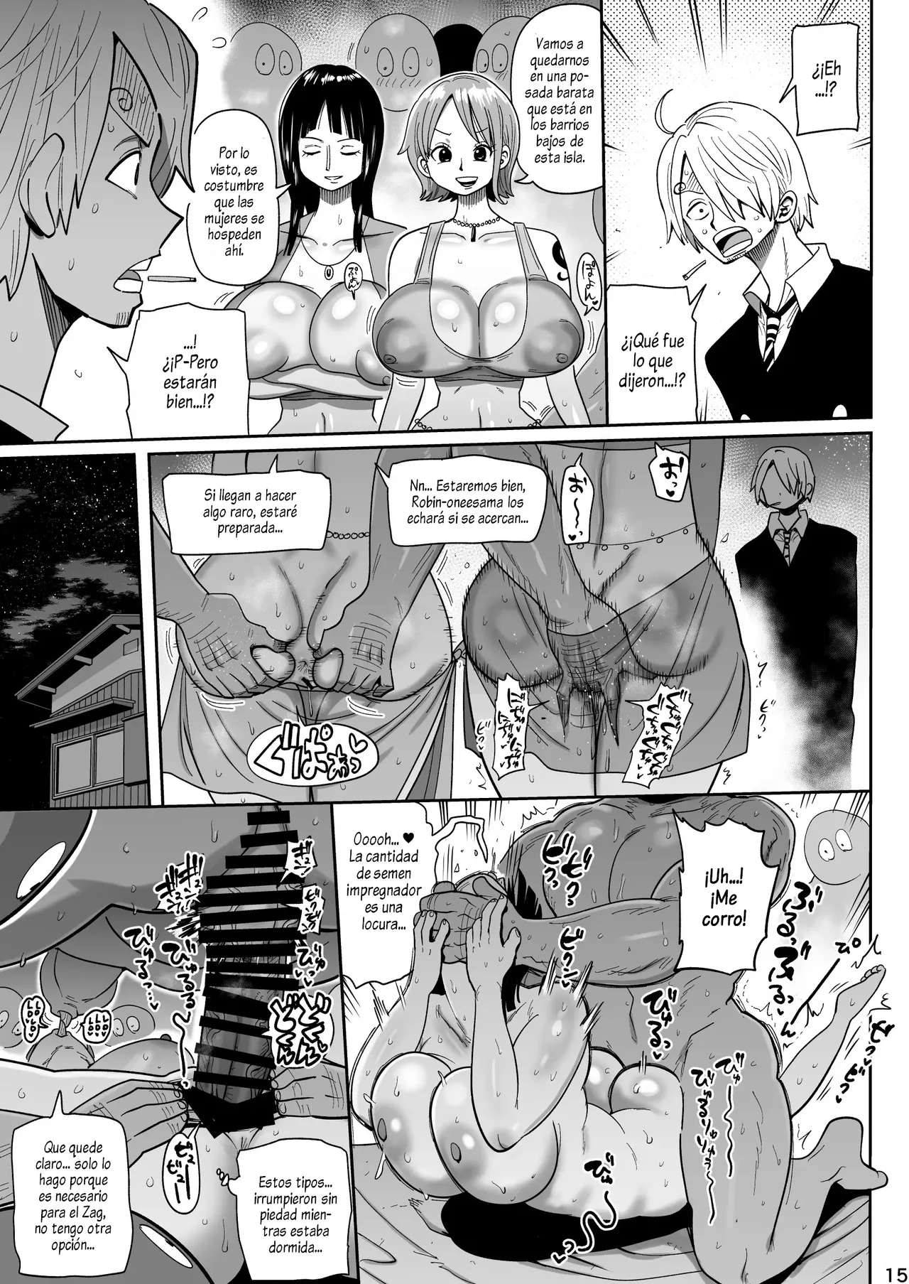 [CRAFT (kiliu)] ZAGPOSE｜La Brújula de Registro de Semen (One Piece) [Spanish] [Al chile no sé Scan] image number 25