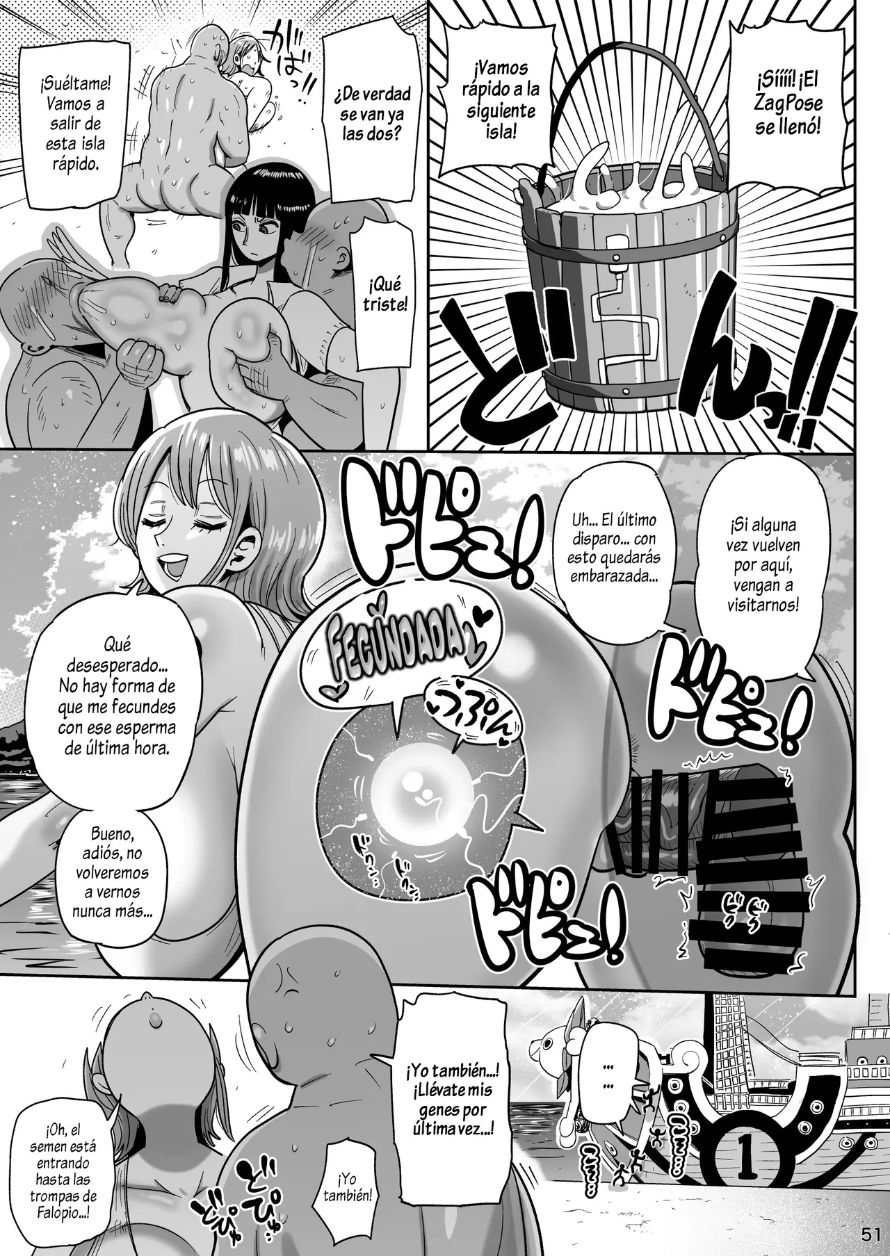 [CRAFT (kiliu)] ZAGPOSE｜La Brújula de Registro de Semen (One Piece) [Spanish] [Al chile no sé Scan] image number 61