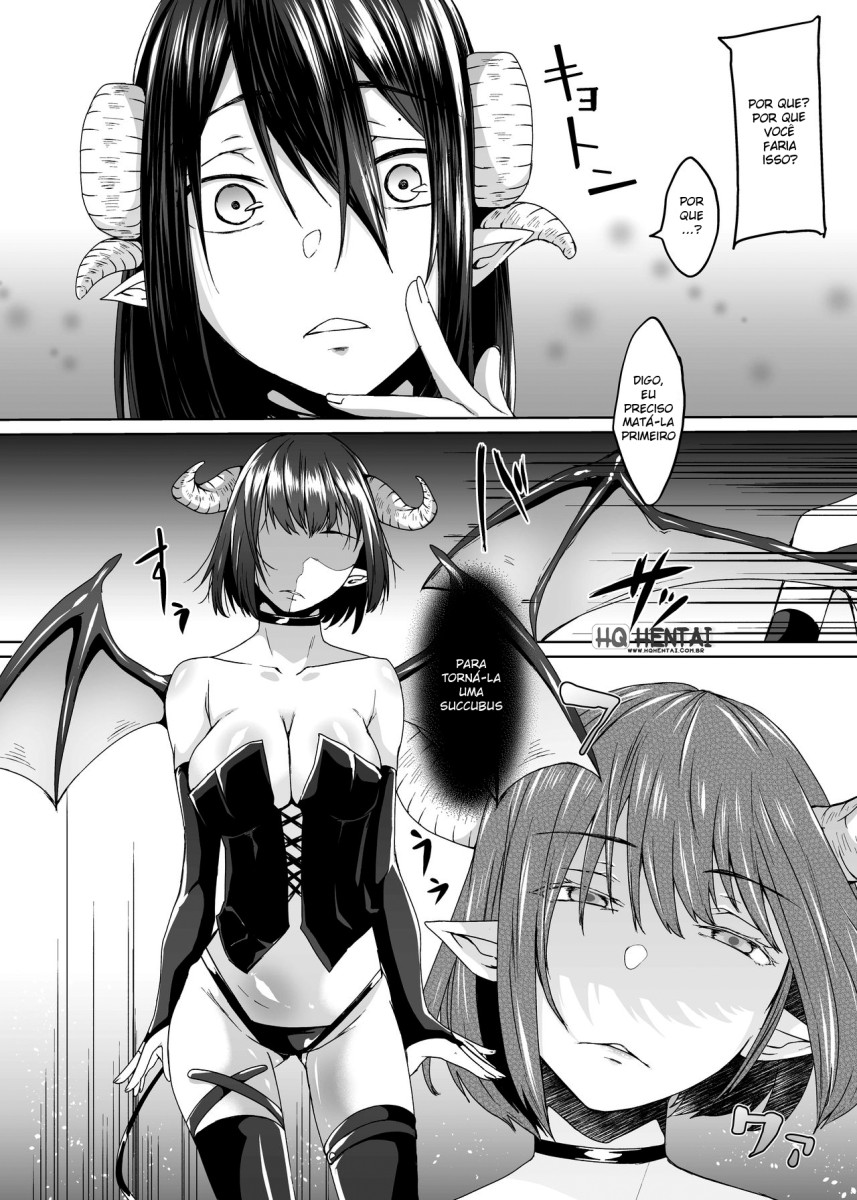 [Hakukoukai (Shiramizu Mizuchi)] Nakunatta Tsuma ga Succubus ni Natte Kaettekita. [Portuguese-BR] image number 15