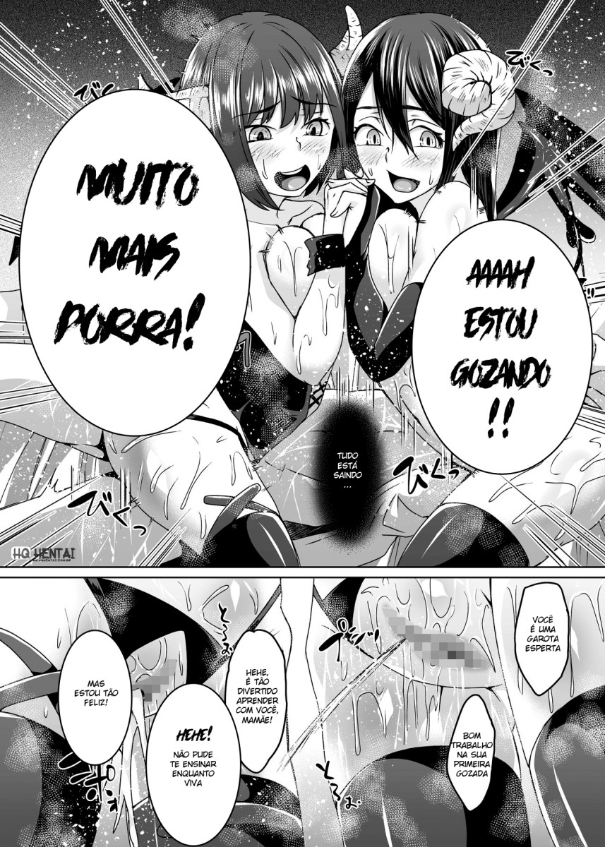 [Hakukoukai (Shiramizu Mizuchi)] Nakunatta Tsuma ga Succubus ni Natte Kaettekita. [Portuguese-BR] image number 29