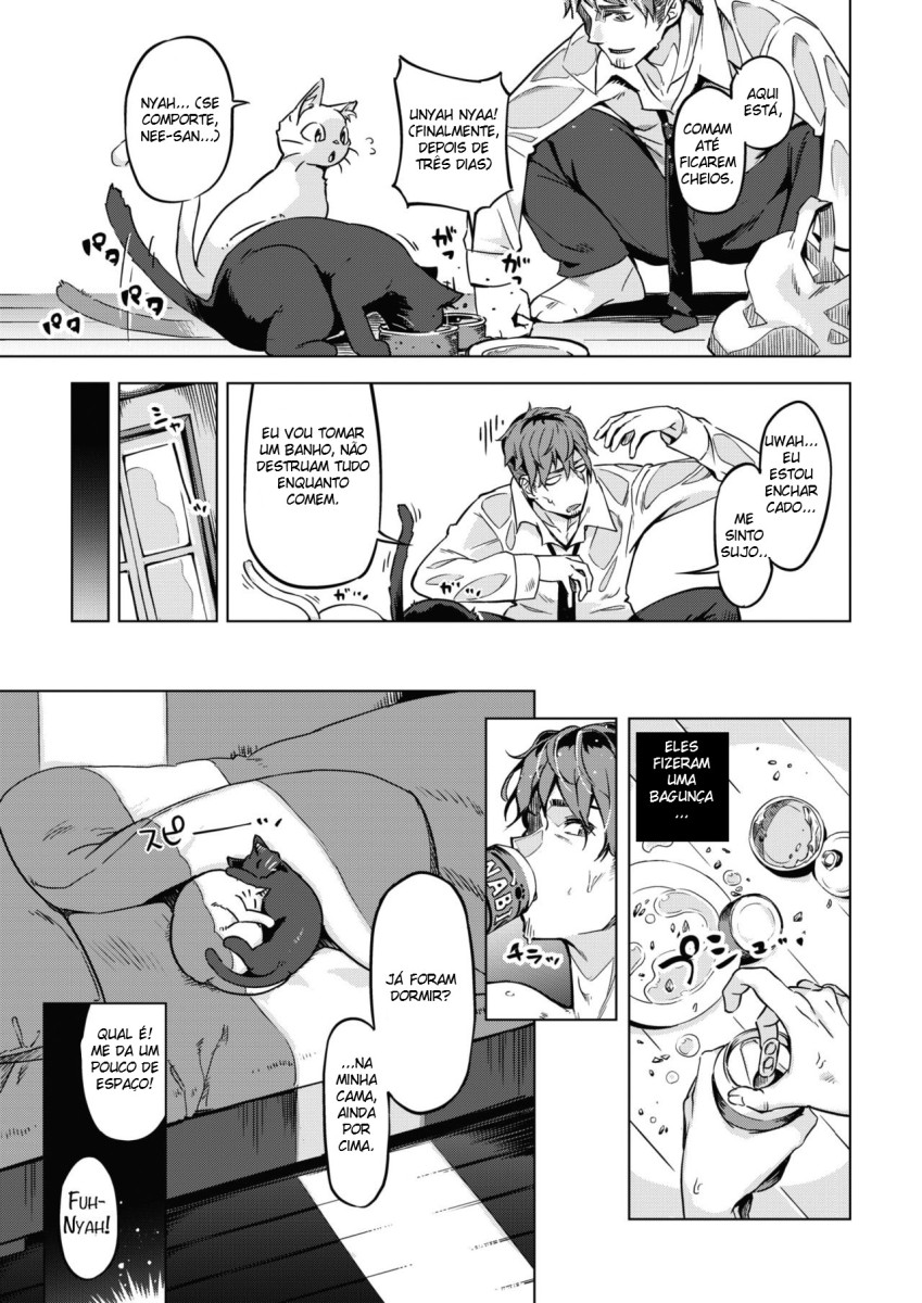 [Super Zombie] Oshikake Nyanko | Unwanted Kitties (COMIC Kairakuten BEAST 2020-07) [Portuguese-BR] [Sugiora] [Digital] 이미지 번호 5