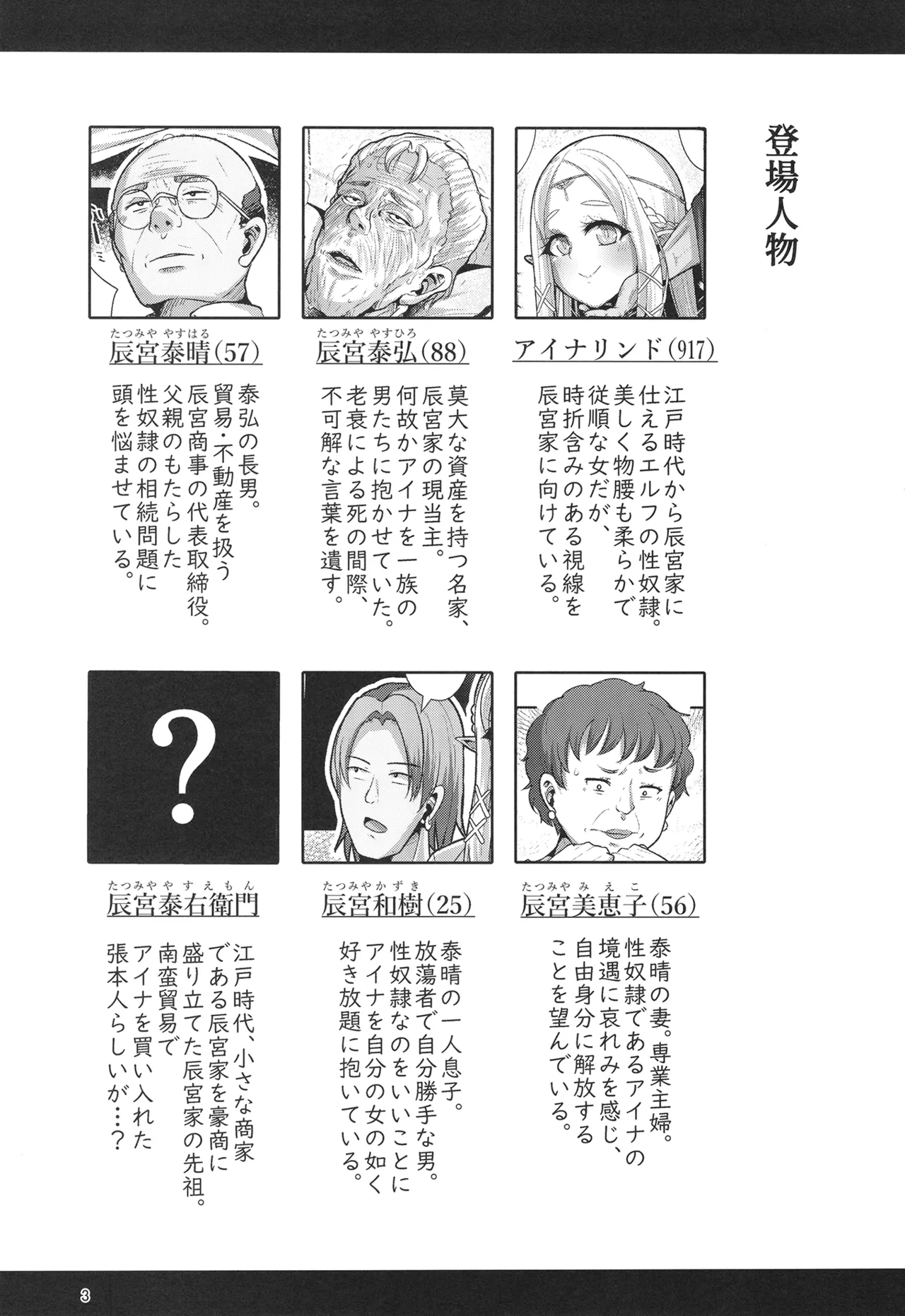 [Shinshunshantonshou (Bukatsu)] H Seidorei Elf no Souzoku Mondai ni Tsuite 2 ~ Sougi-hen [Digital] Bildnummer 4