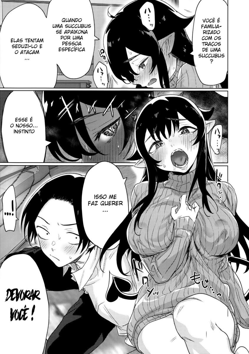 (C97) [Yaki Tomahawk Steak (Yakitomato)] Shuukatsu Shippai Shita Succubus-san o Hiroimashita [Portuguese-BR] image number 6