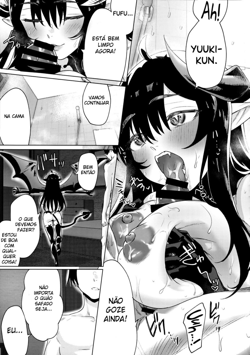 (C97) [Yaki Tomahawk Steak (Yakitomato)] Shuukatsu Shippai Shita Succubus-san o Hiroimashita [Portuguese-BR] image number 22