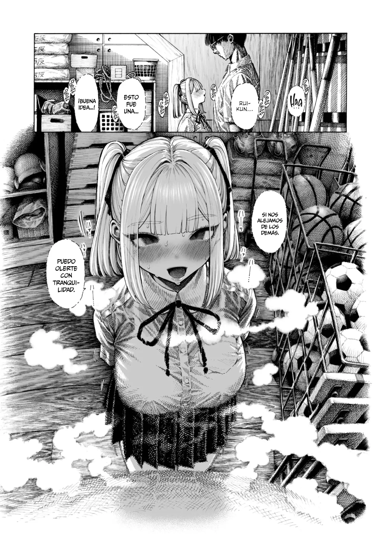 [Hirune] Hiiragi-senpai Sniff Sniff Sniff Sniff (Comic Kairakuten 2025-08) [Spanish] [MandaloAsiNoma] [Digital] 画像番号 15