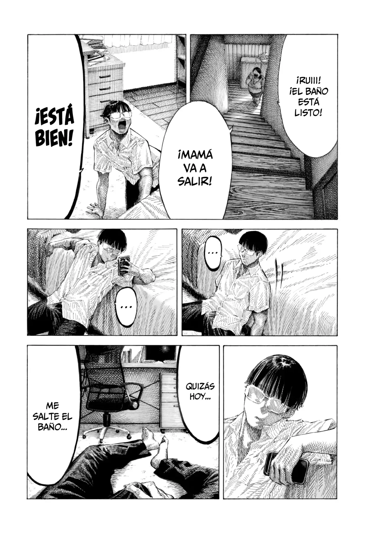 [Hirune] Hiiragi-senpai Sniff Sniff Sniff Sniff (Comic Kairakuten 2025-08) [Spanish] [MandaloAsiNoma] [Digital] 画像番号 17