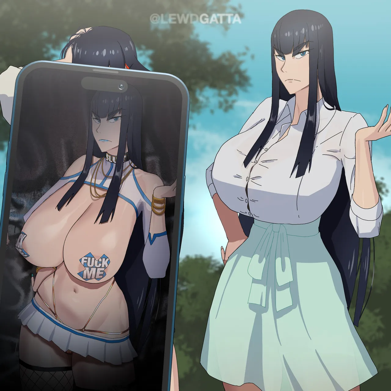 [Lewdgatta] Kill La Kill Girls Whored Out image number 2