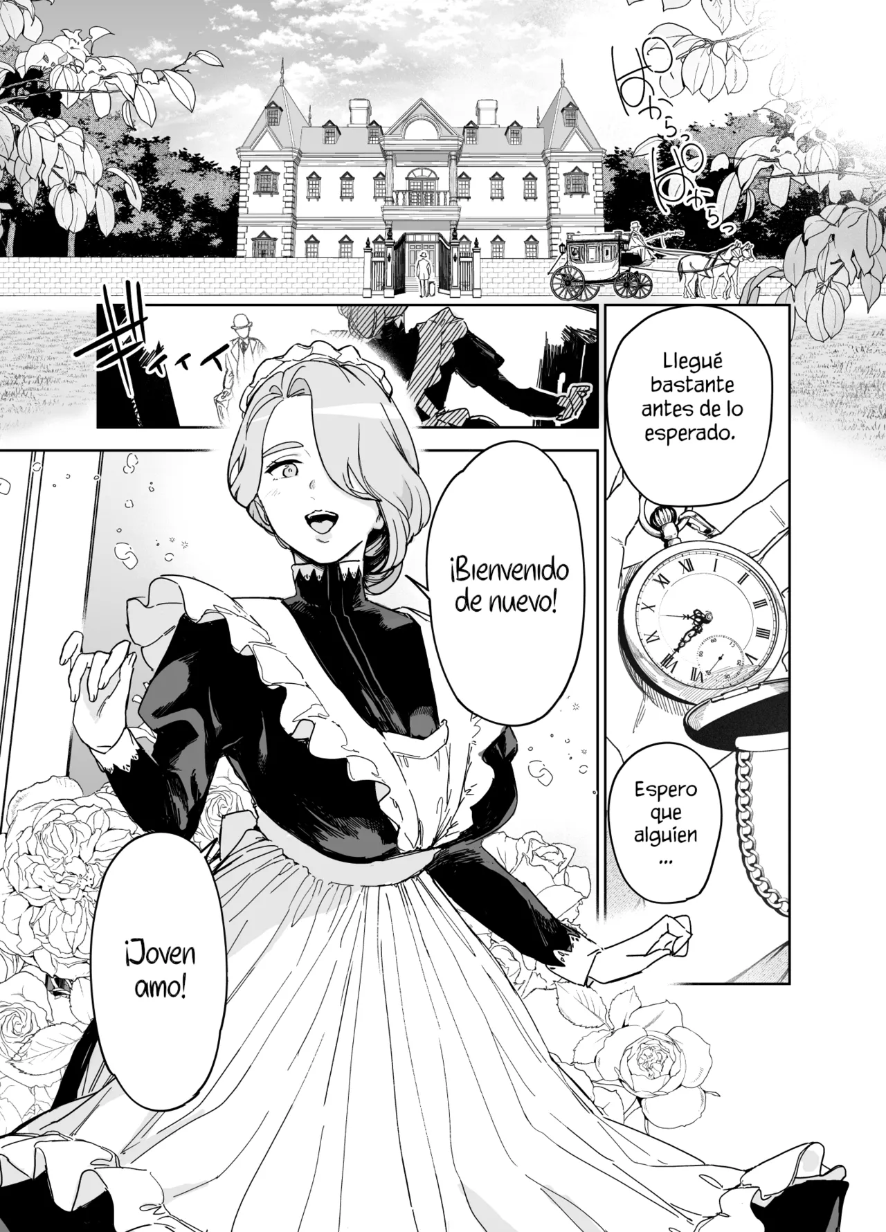 [F no Kottoubako (Onizuka Frill)] Boku no Nurse Maid Isabella no Fudeoroshi ~Ochichi ga Goshomou nara Tanezuke kudasaimashi~ | Mi nodriza Isabella es mi primera vez ~Si lo deseas, por favor, déjame embarazada~ [Spanish] [NeoDark Fansub] image number 3