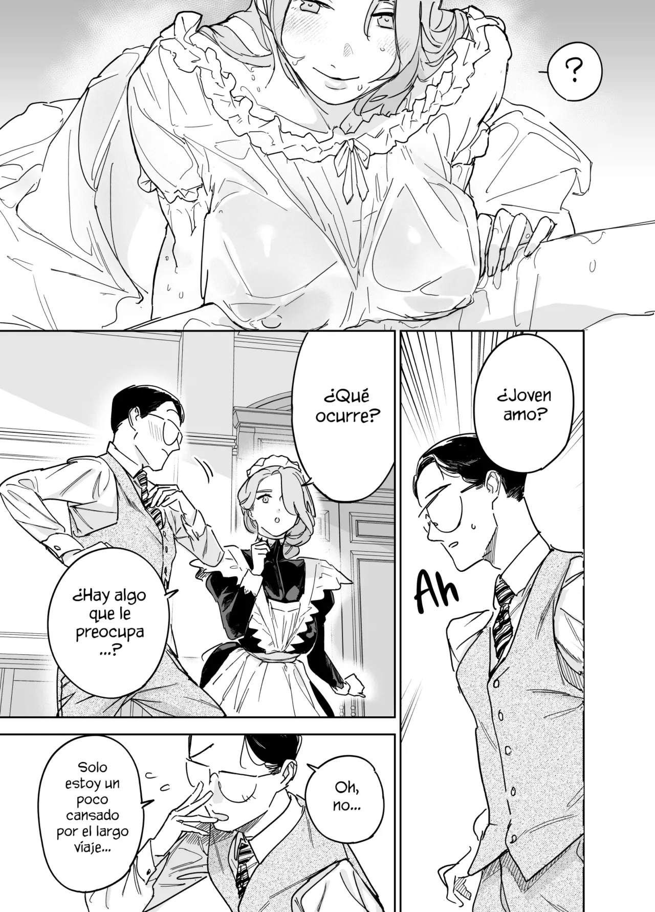 [F no Kottoubako (Onizuka Frill)] Boku no Nurse Maid Isabella no Fudeoroshi ~Ochichi ga Goshomou nara Tanezuke kudasaimashi~ | Mi nodriza Isabella es mi primera vez ~Si lo deseas, por favor, déjame embarazada~ [Spanish] [NeoDark Fansub] image number 9