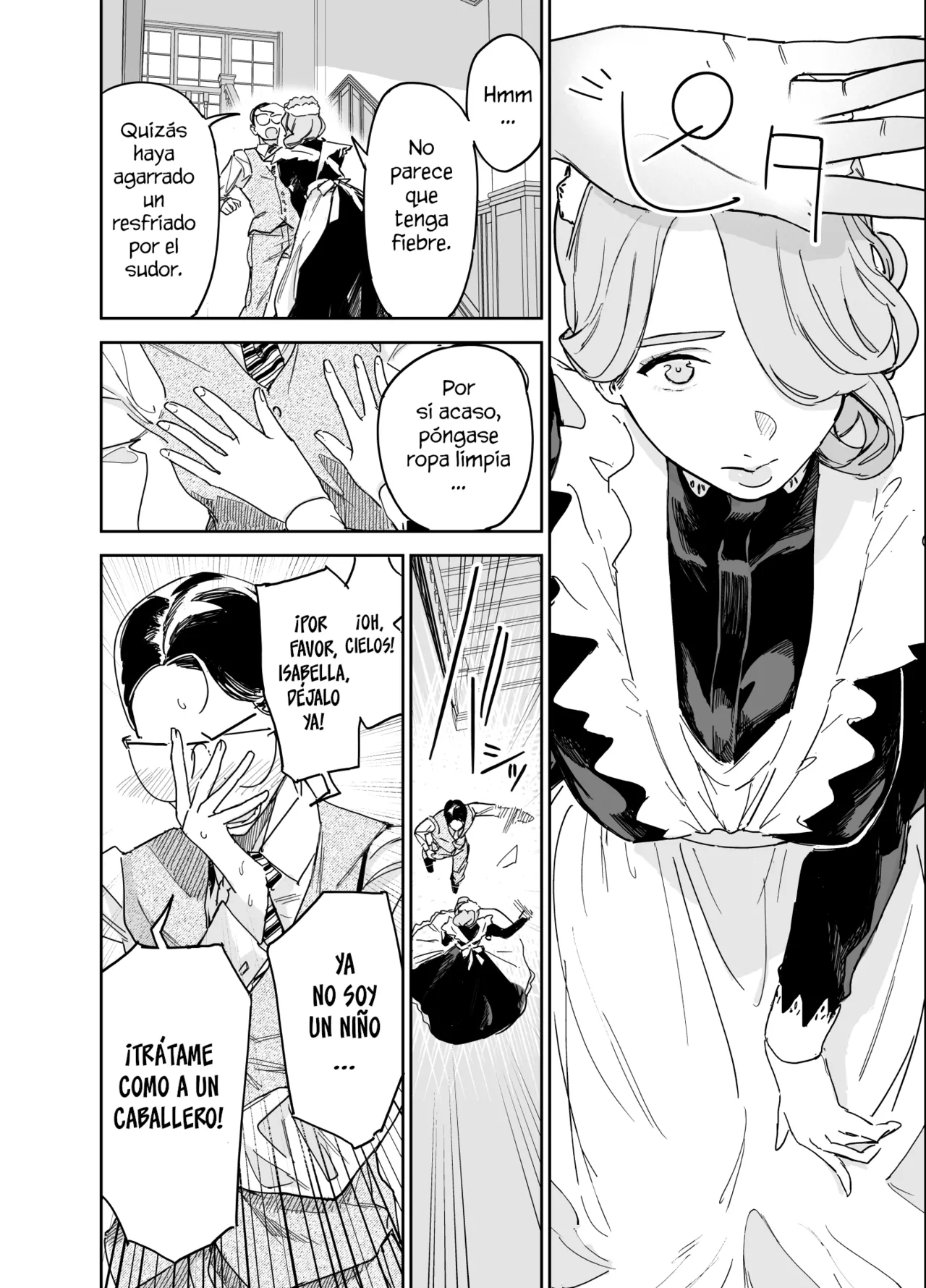 [F no Kottoubako (Onizuka Frill)] Boku no Nurse Maid Isabella no Fudeoroshi ~Ochichi ga Goshomou nara Tanezuke kudasaimashi~ | Mi nodriza Isabella es mi primera vez ~Si lo deseas, por favor, déjame embarazada~ [Spanish] [NeoDark Fansub] image number 10