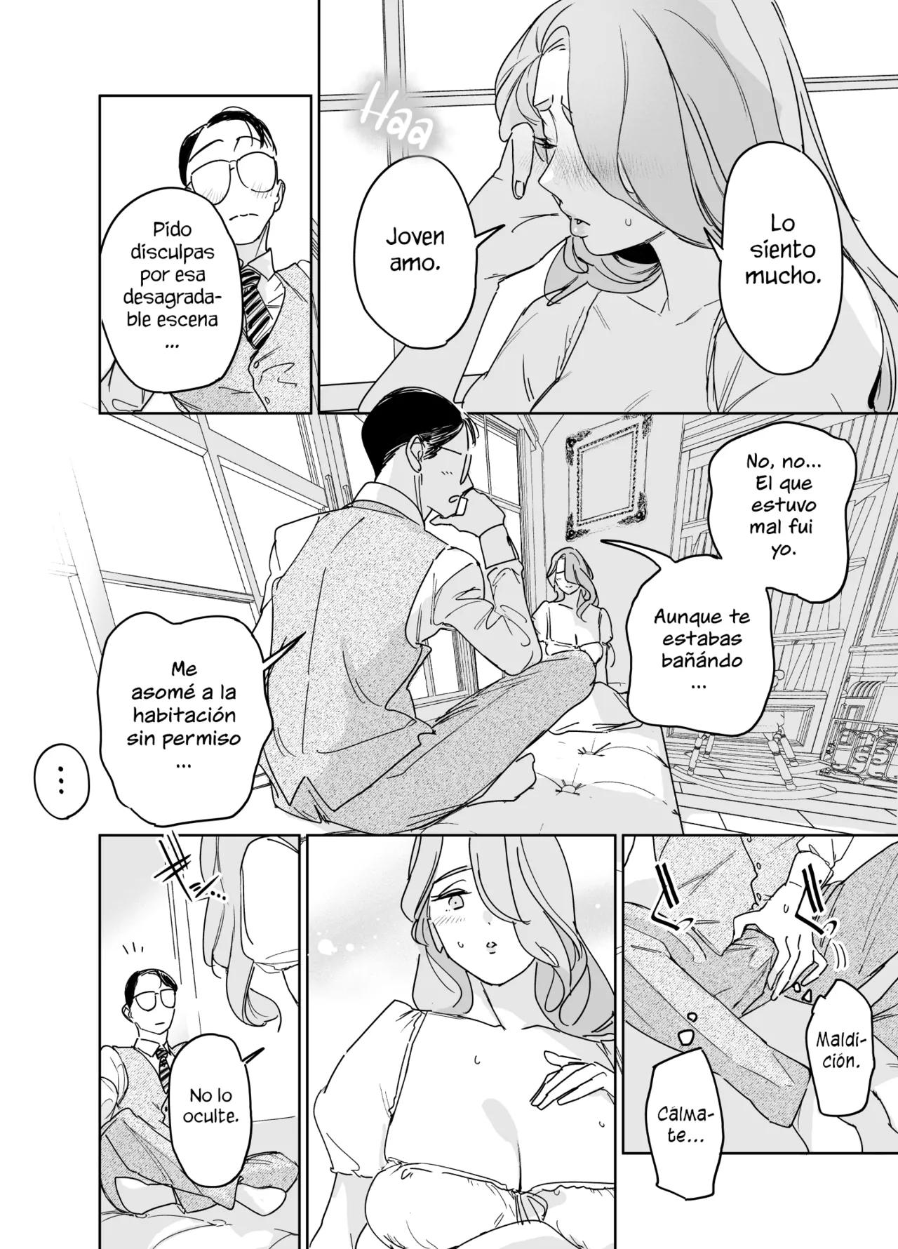 [F no Kottoubako (Onizuka Frill)] Boku no Nurse Maid Isabella no Fudeoroshi ~Ochichi ga Goshomou nara Tanezuke kudasaimashi~ | Mi nodriza Isabella es mi primera vez ~Si lo deseas, por favor, déjame embarazada~ [Spanish] [NeoDark Fansub] image number 20