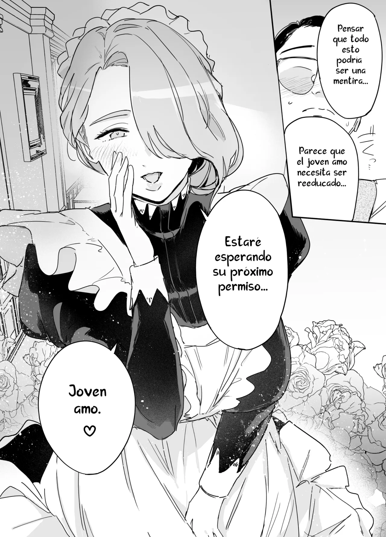 [F no Kottoubako (Onizuka Frill)] Boku no Nurse Maid Isabella no Fudeoroshi ~Ochichi ga Goshomou nara Tanezuke kudasaimashi~ | Mi nodriza Isabella es mi primera vez ~Si lo deseas, por favor, déjame embarazada~ [Spanish] [NeoDark Fansub] image number 62