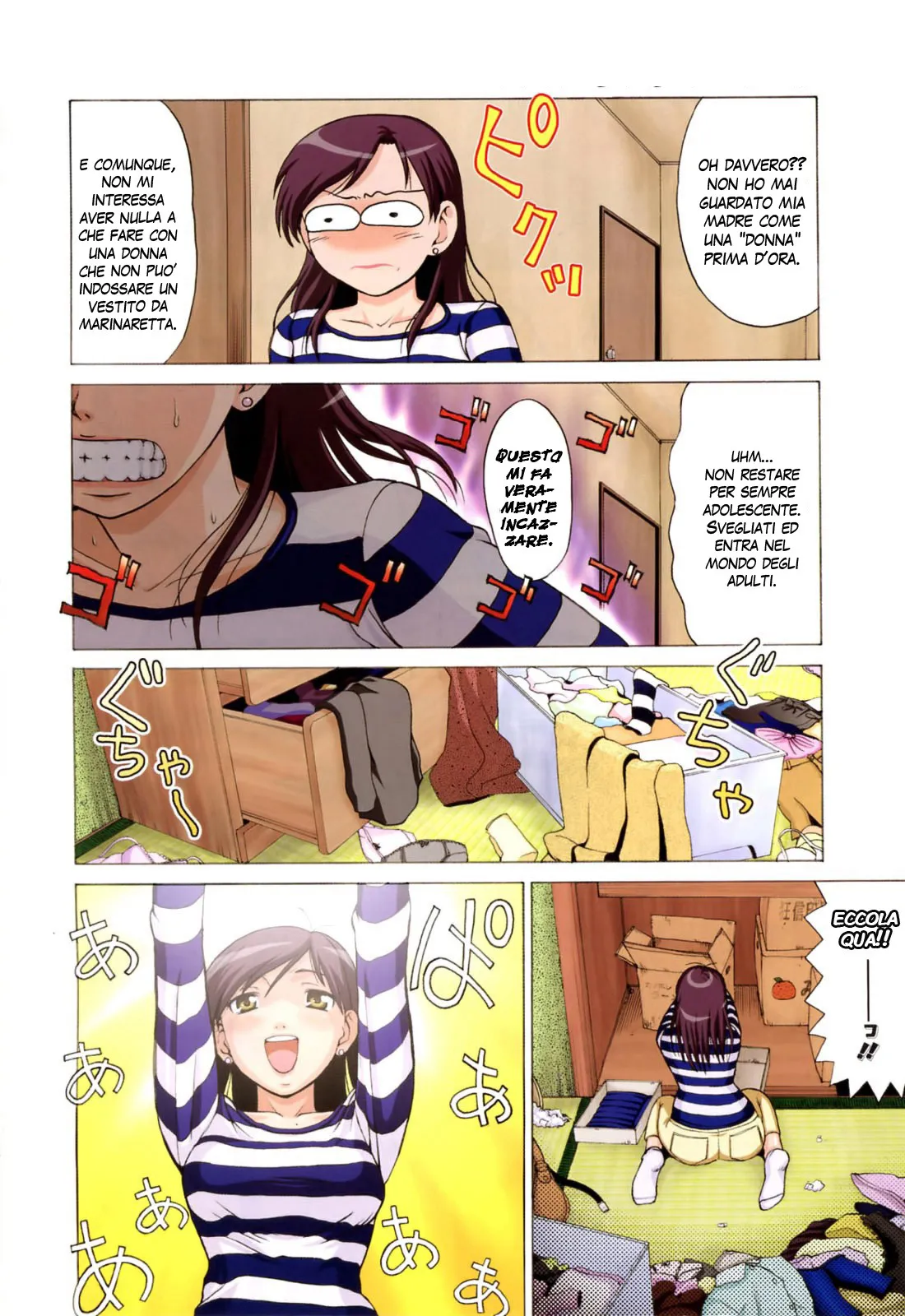 [Shiraishi Nagisa] Mamadatte! Sailor Fuku | L' Uniforme della Mamma (Mama ni Oborete) [Italian] image number 4