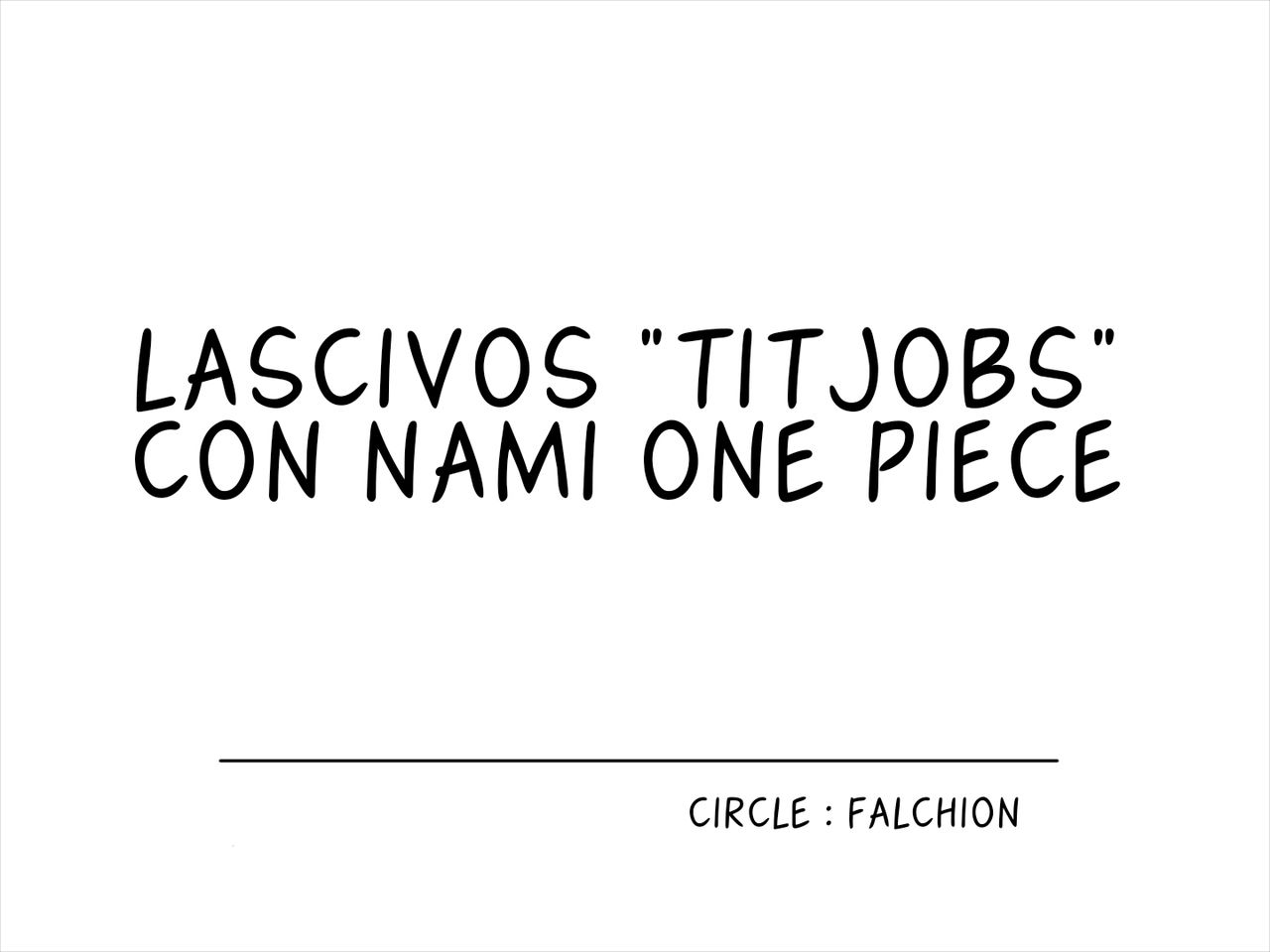 [Falchion] One Piece no Nami to Paizuri Ecchi (One Piece) [Spanish] imagen número 17