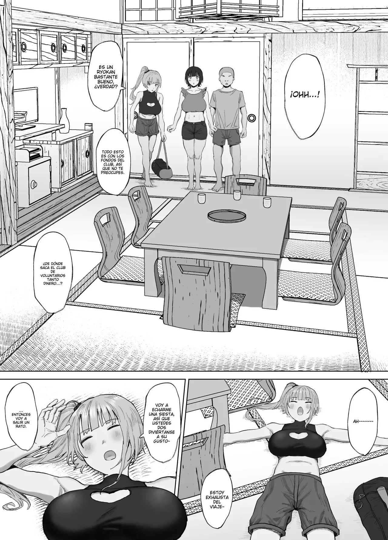 [Lip (Sakatami)] Volunteer Bu (Yarisa) no Nichijou Natsuyasumi Gasshuku o Tomari Hen｜la Vida Cotidiana del Club de Voluntarios. Edicion Una noche en el Campamento de Verano {Spanish} {EbisuTraslade - Winder} 图片编号 19