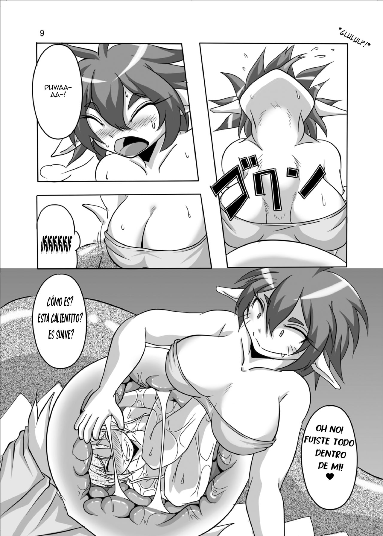 [Marunomare (Bankokudou)] Hishoku Yuusha Plus [Spanish] [bananare22] [Digital] image number 9