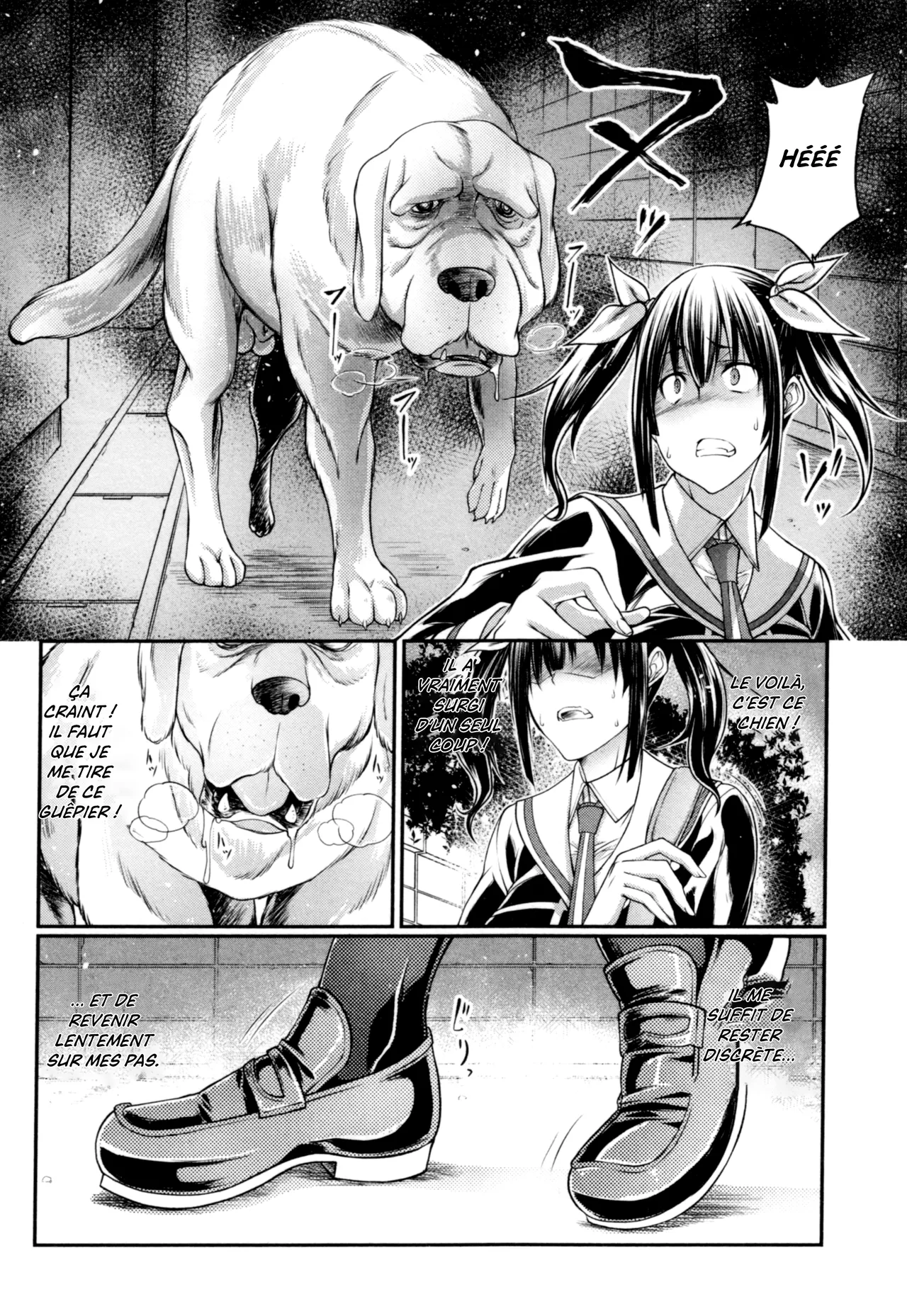 [Tenzen Miyabi] Himitsu no Chikamichi | Un curieux raccourci (Kemono DIRECT 4) [French] 图片编号 4