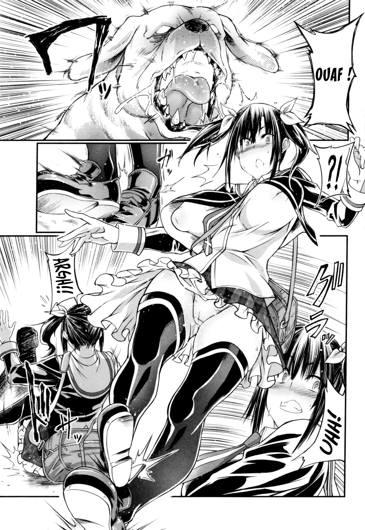 [Tenzen Miyabi] Himitsu no Chikamichi | Un curieux raccourci (Kemono DIRECT 4) [French] 图片编号 5