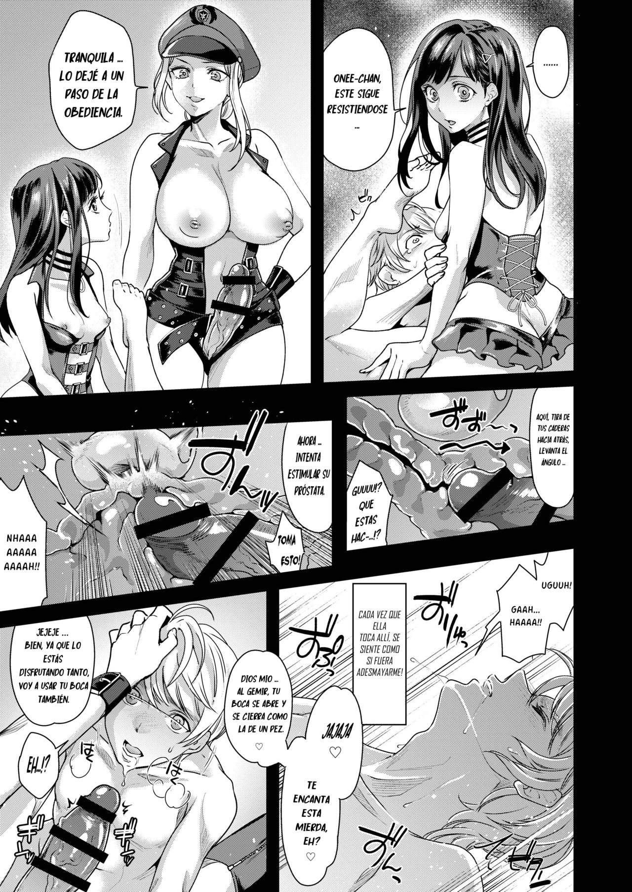 [Fleur 9 pri (Kitahara Eiji)] Retsujouhan Choukyouroku Bouryaku no Futanari Kougyaku [Spanish] [bananare22] [Digital] 23eme image