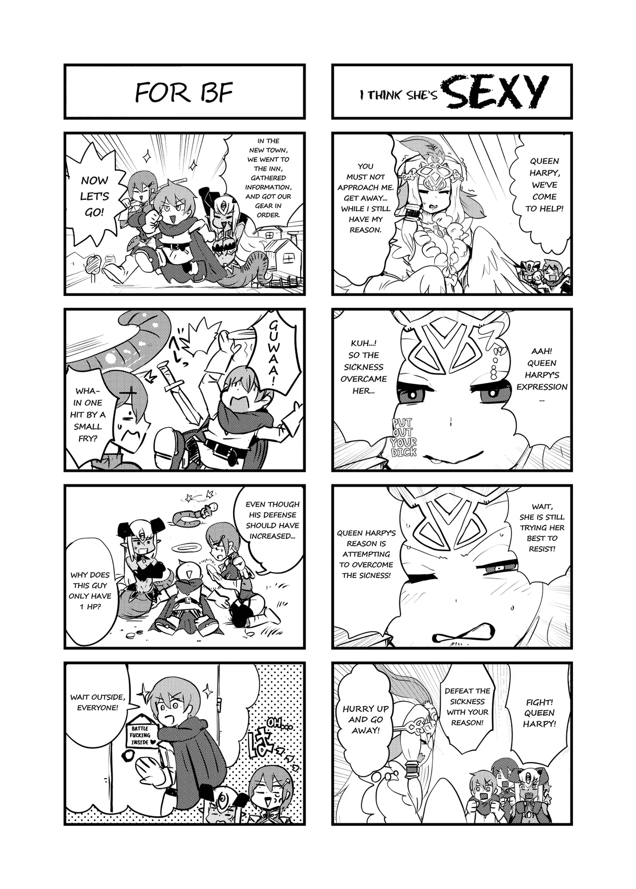 [Setouchi Pharm (Setouchi)] Monster Girl Quest! 4-Koma & Erotic Manga Theater: Spoiler Edition [English] [Digital] Bildnummer 4