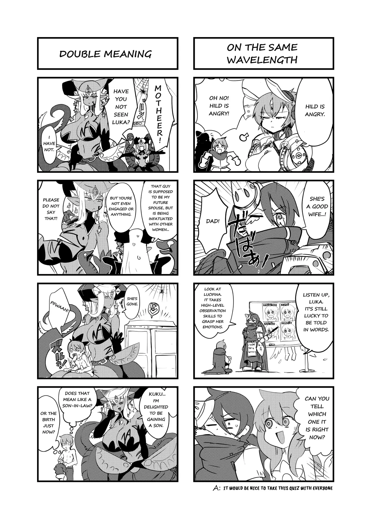 [Setouchi Pharm (Setouchi)] Monster Girl Quest! 4-Koma & Erotic Manga Theater: Spoiler Edition [English] [Digital] Bildnummer 18