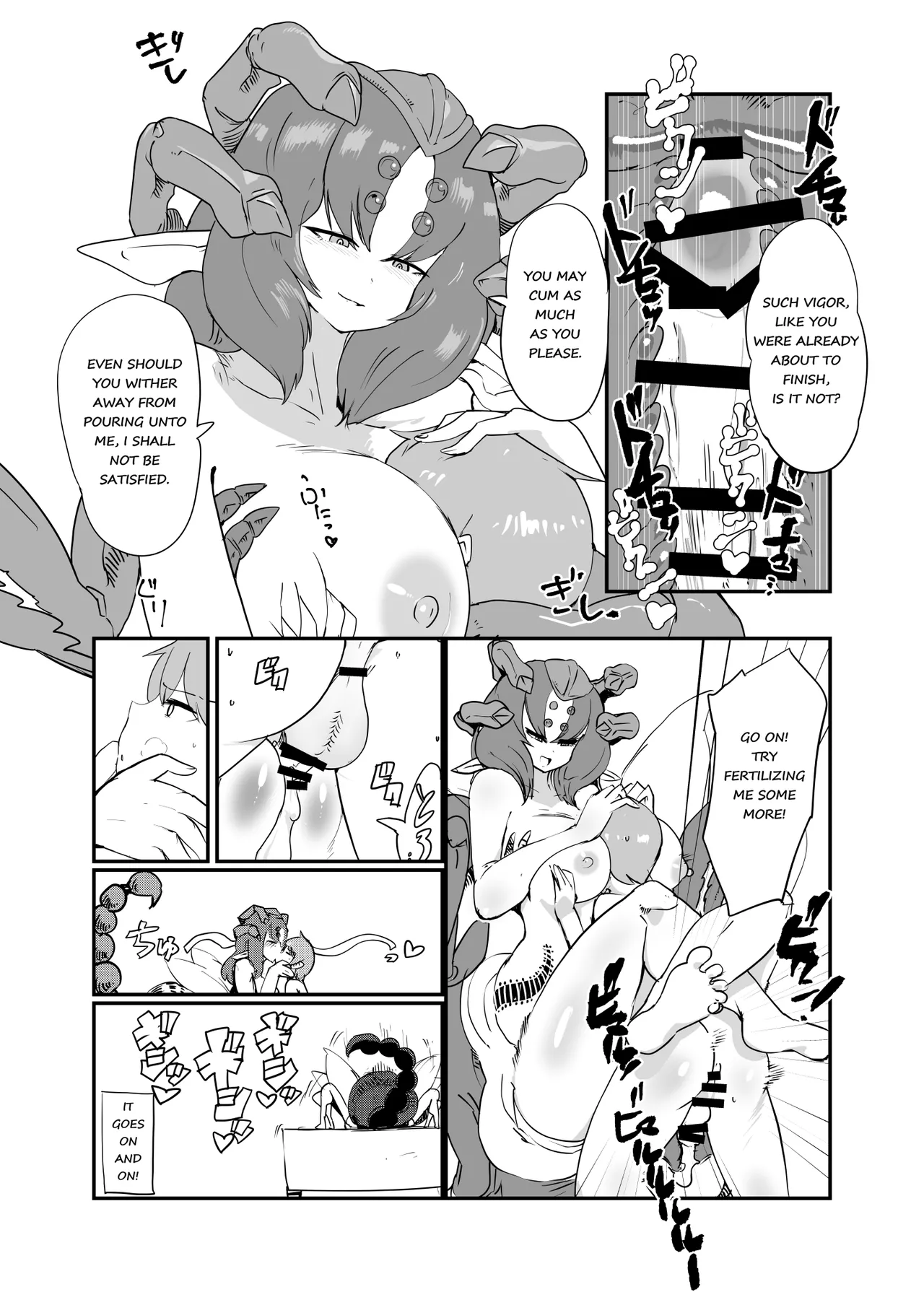 [Setouchi Pharm (Setouchi)] Monster Girl Quest! 4-Koma & Erotic Manga Theater: Spoiler Edition [English] [Digital] Bildnummer 22