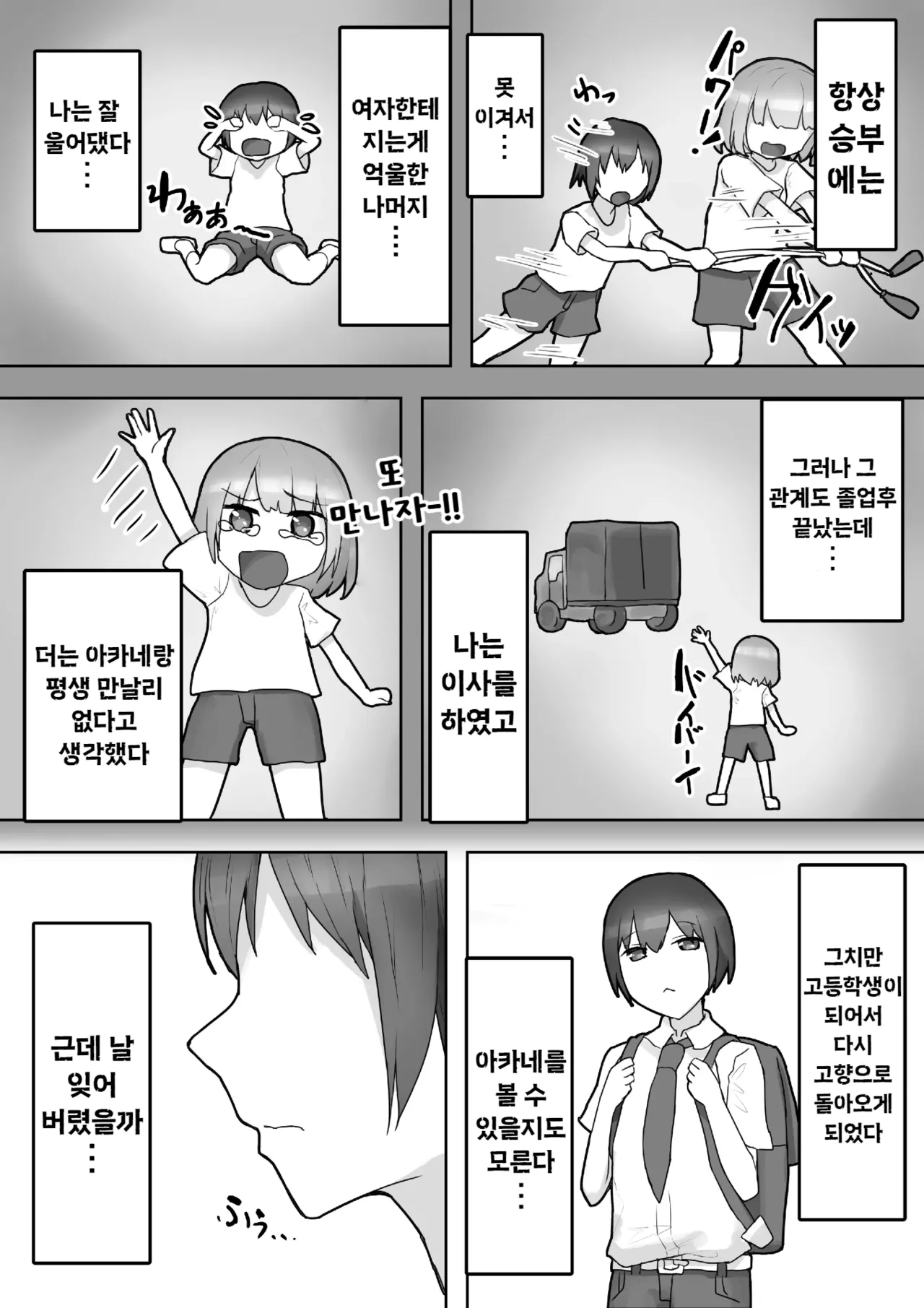 [Yaritsu (Wanyanaguda)] Otokomasari na Osananajimi ni Osoware Asedaku Ecchi | 여장부 소꿉친구에게 습격당해 찐땀범벅 엣찌 [Korean] [Decensored] imagen número 5