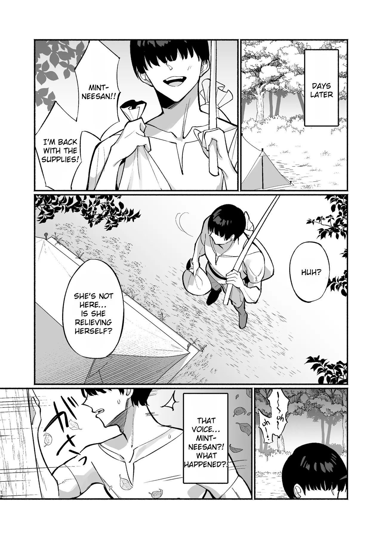 [Unahouse (Unacchi)] Mint-san wa Amaama Koubi shitai. ~Kyonyuu Healer no Onee-san ga Mechakucha Sasotte kuru Hanashi~ | Mint-neesan wants to be lovey-dovey with Warrior-kun ~Seduced by the aggressive short-stack healer~ [English] [Rei Scans] [Digital] numero di immagine  11