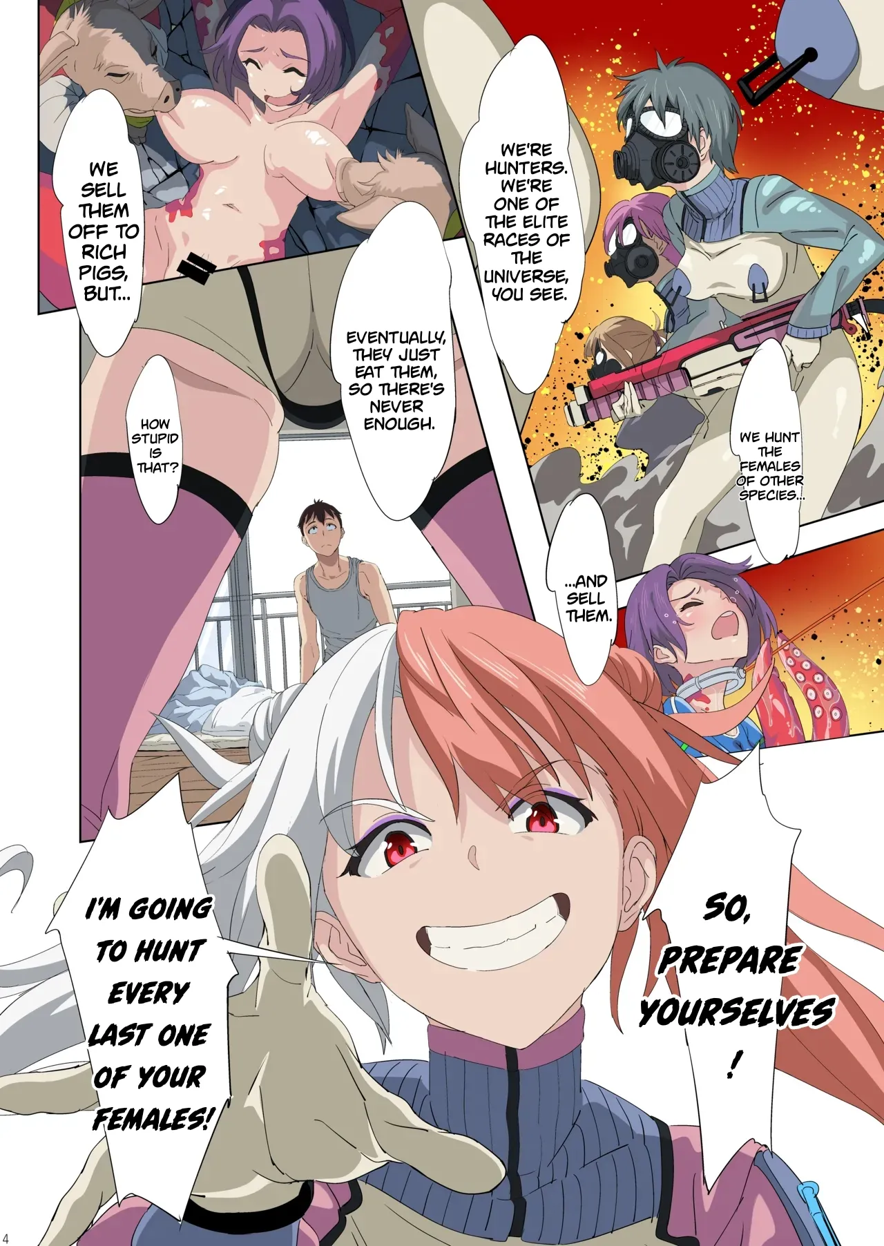 [oilan (Yamada Tarou)] Kanojo wa Yukai na Pussy Seijin | She's a Cheerful, Passionate Alien [English] [Digital] numero di immagine  3