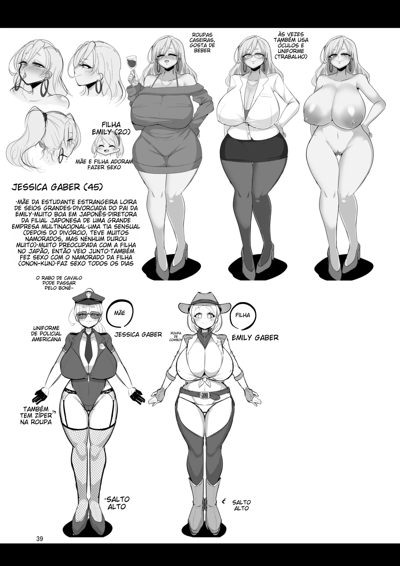 [Shinshunshantonshou (Bukatsu)] H Daisuki Kinpatsu Hakujin Bakunyuu Ryuugakusei ga Tonari no Heya ni Hikkoshite Kita!! 2 ~Mama mo Ore no SeFri ni Natta!!~ [Portuguese-BR] [Digital] numero di immagine  40