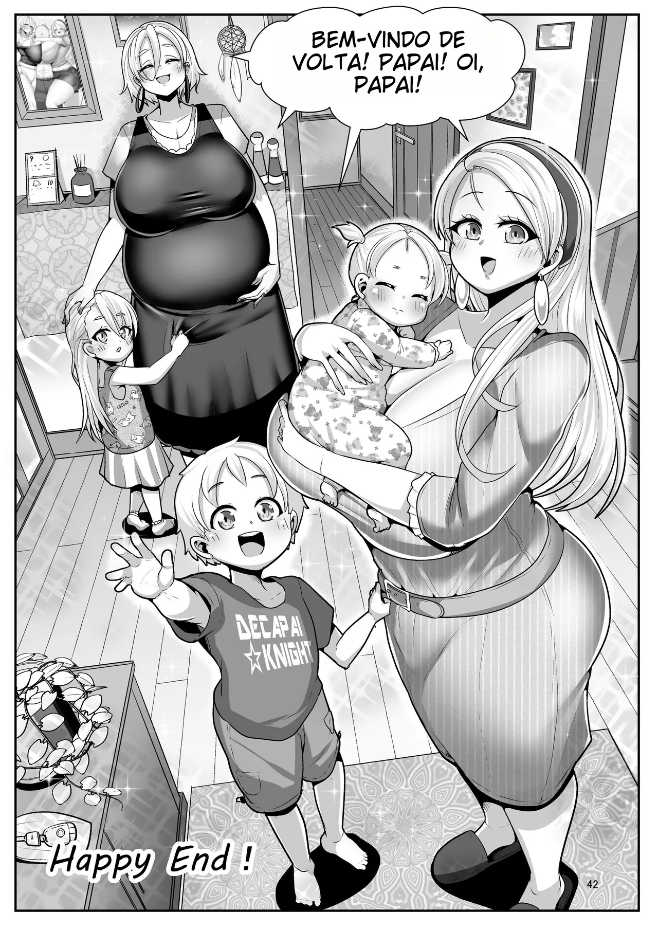 [Shinshunshantonshou (Bukatsu)] H Daisuki Kinpatsu Hakujin Bakunyuu Ryuugakusei ga Tonari no Heya ni Hikkoshite Kita!! 3 ~Bakunyuu Oyako o Ore no Tsuma ni Shita!!~ | [Portuguese-BR] [Sararon] [Decensored] [Digital] (TR-155) 图片编号 43