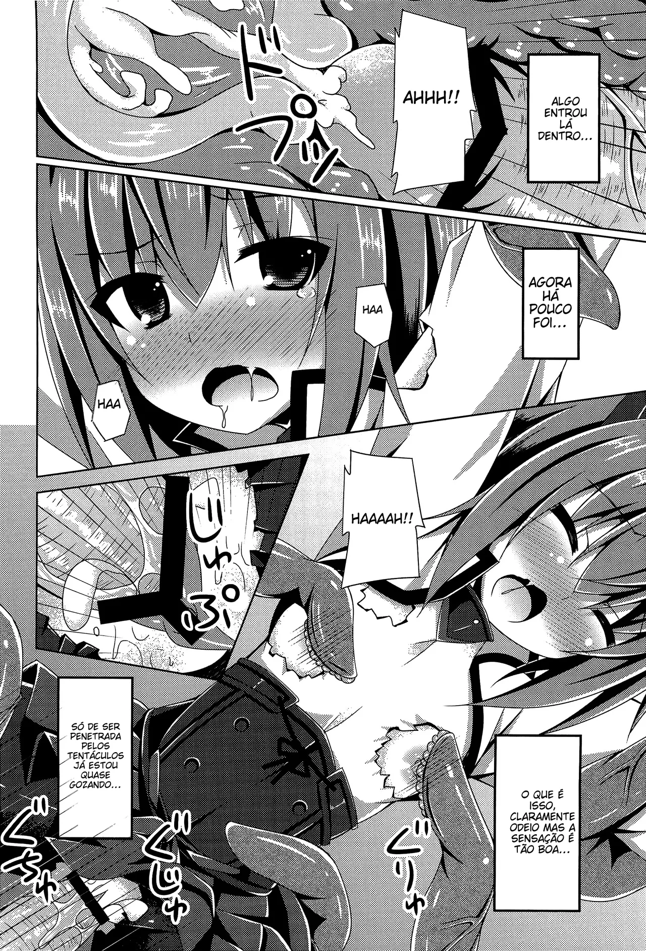 (Houraigekisen! Yo-i! 23Senme!) [Imitation Moon (Narumi Yuu)] Soukou Kuubo Taihou Shokushu-zeme ni Otsu (Kantai Collection -KanColle-) [Portuguese-BR] (TR-157) numero di immagine  9