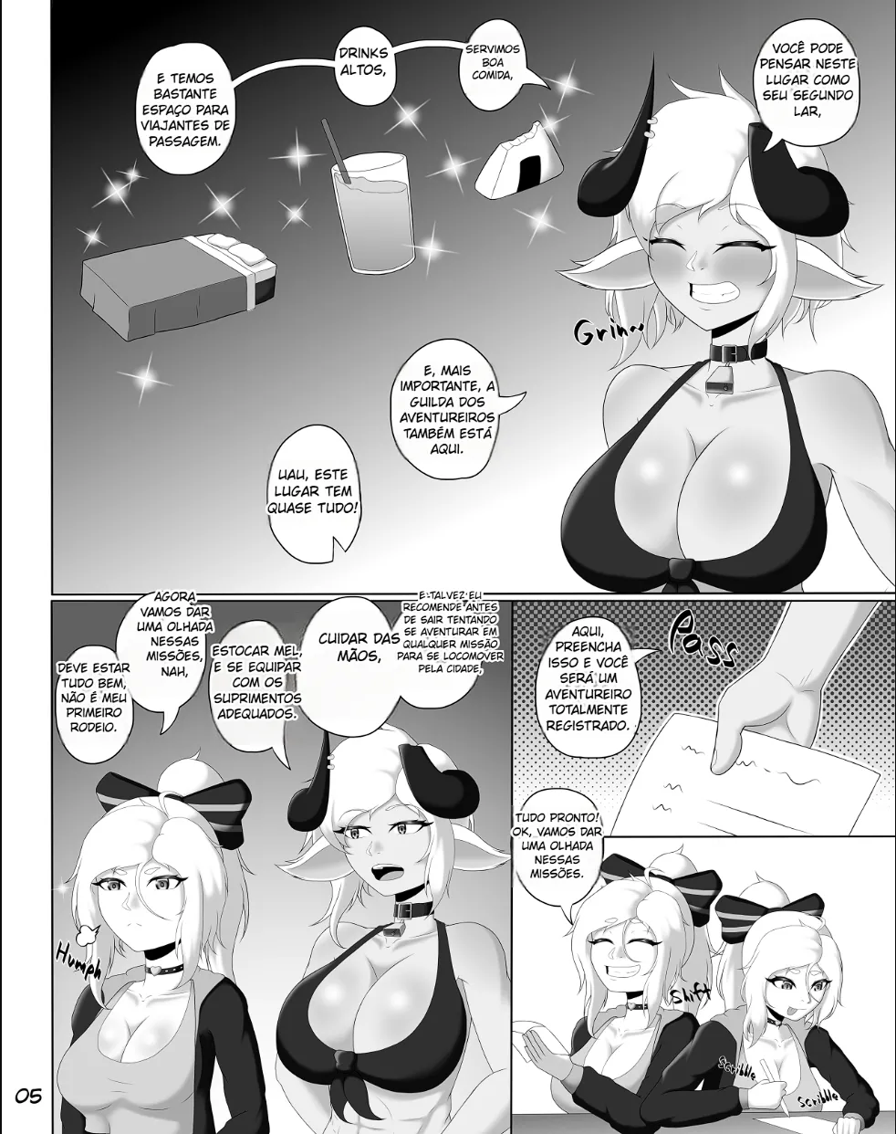 [Hoonter] Fumiko's Lewd Encounters in an Erotic RPG VR Game!!! [Portuguese-BR] (TR-158) image number 7
