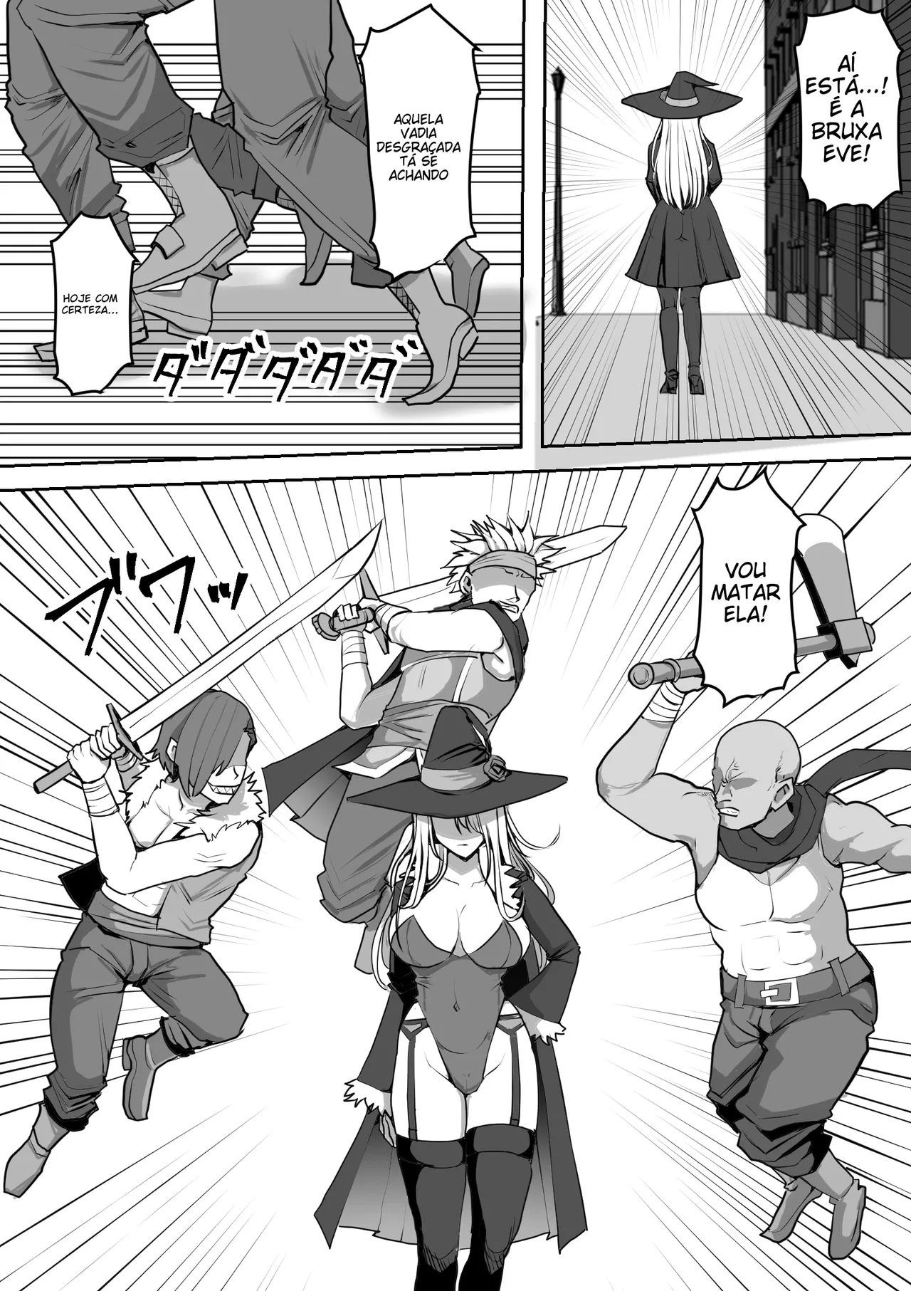 [Shiroi Tentoumushi (Ta ta)] Majo ga Shokushu ni Kisei sa re Shokushu o Shussan shi Makuru Hanashi [Portuguese-BR] (TR-163) 이미지 번호 2