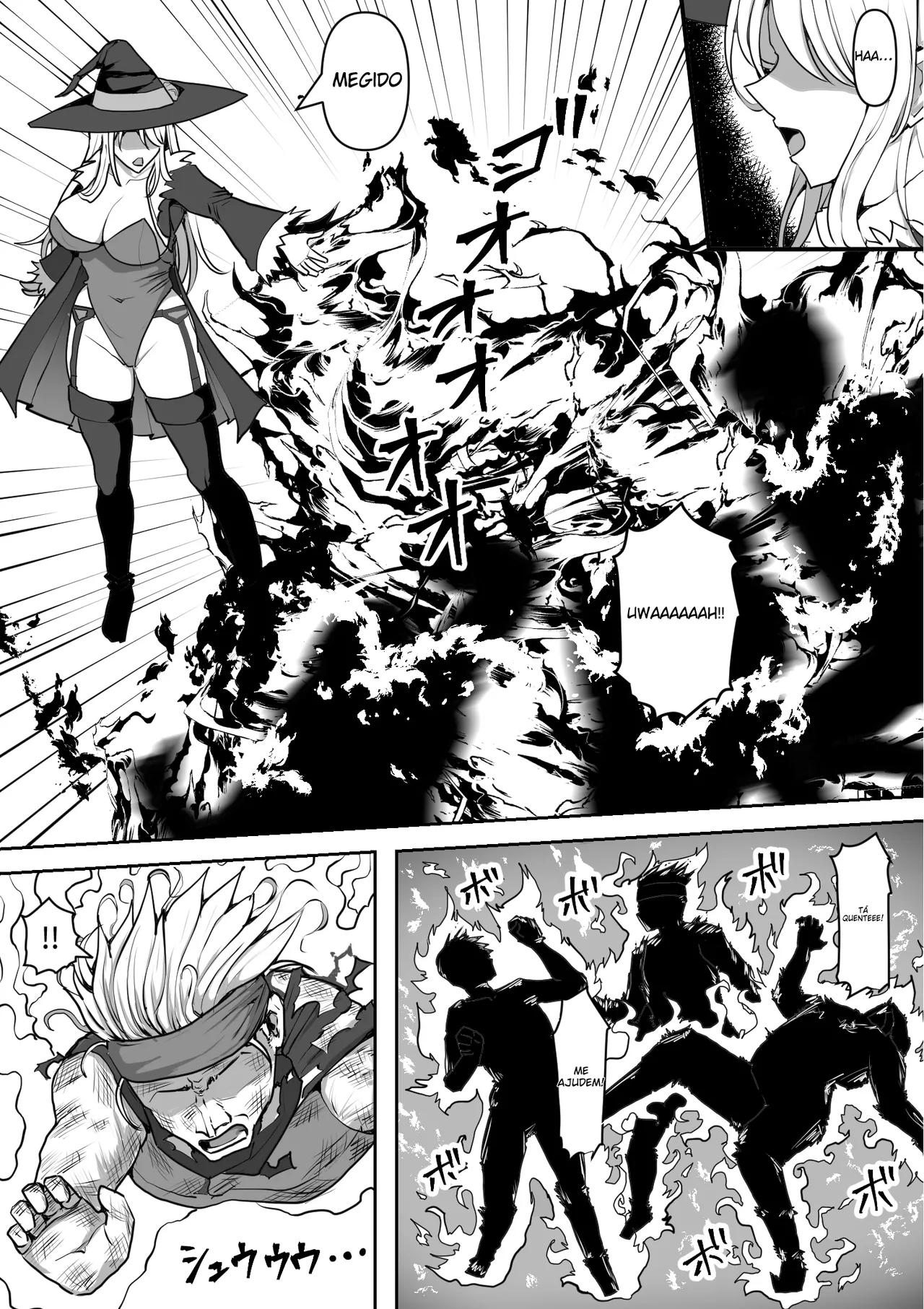 [Shiroi Tentoumushi (Ta ta)] Majo ga Shokushu ni Kisei sa re Shokushu o Shussan shi Makuru Hanashi [Portuguese-BR] (TR-163) 이미지 번호 3