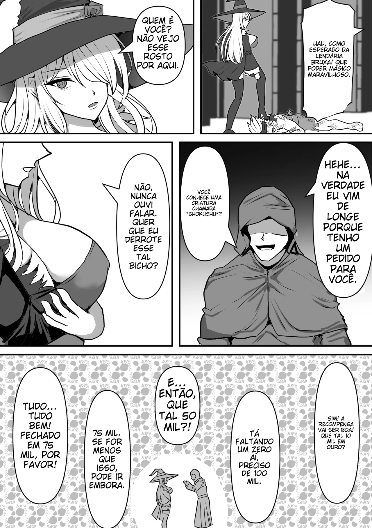 [Shiroi Tentoumushi (Ta ta)] Majo ga Shokushu ni Kisei sa re Shokushu o Shussan shi Makuru Hanashi [Portuguese-BR] (TR-163) 이미지 번호 5