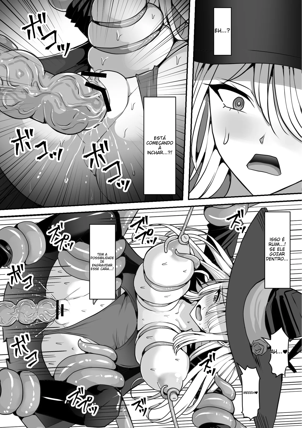 [Shiroi Tentoumushi (Ta ta)] Majo ga Shokushu ni Kisei sa re Shokushu o Shussan shi Makuru Hanashi [Portuguese-BR] (TR-163) 이미지 번호 21