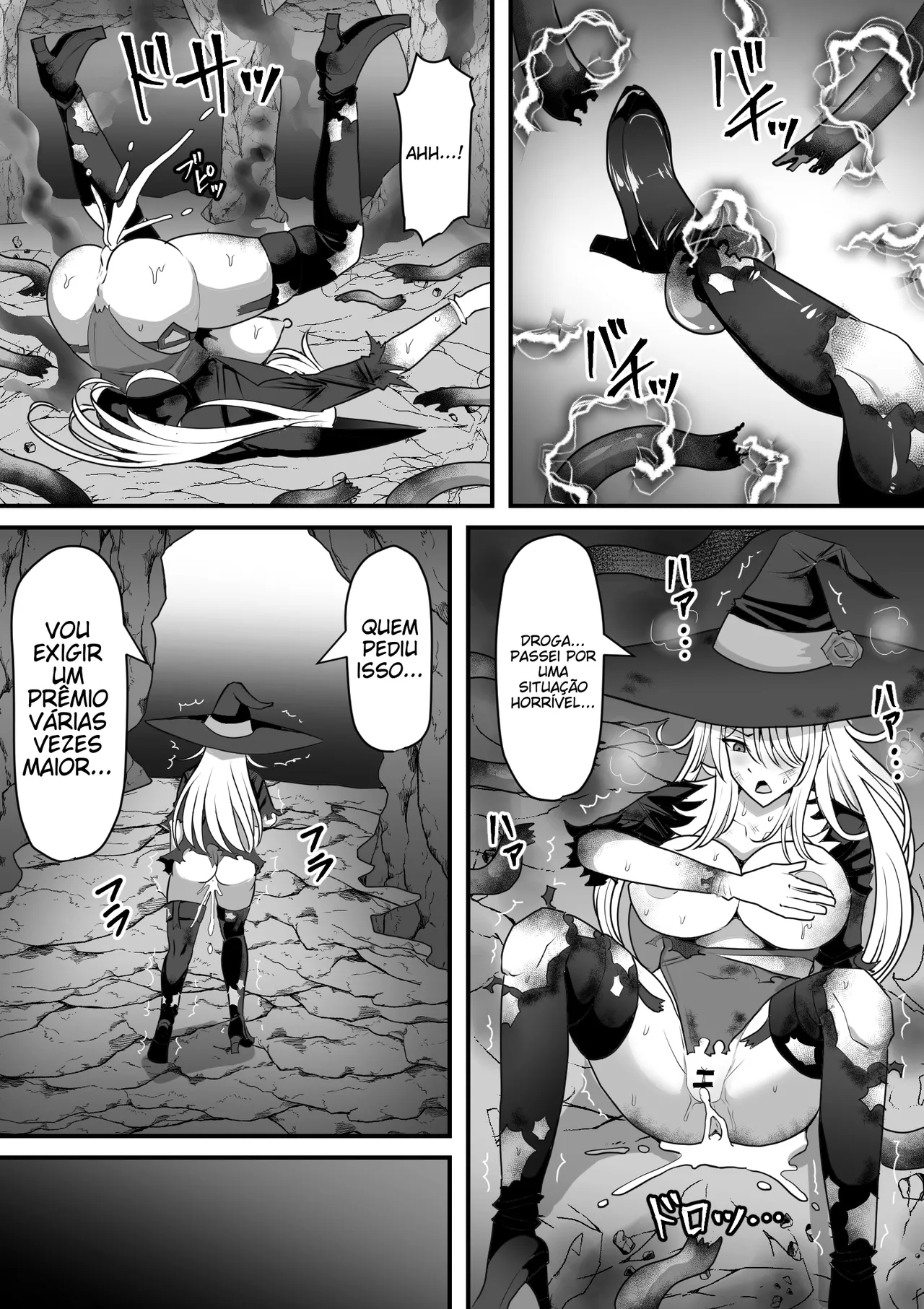 [Shiroi Tentoumushi (Ta ta)] Majo ga Shokushu ni Kisei sa re Shokushu o Shussan shi Makuru Hanashi [Portuguese-BR] (TR-163) 이미지 번호 24