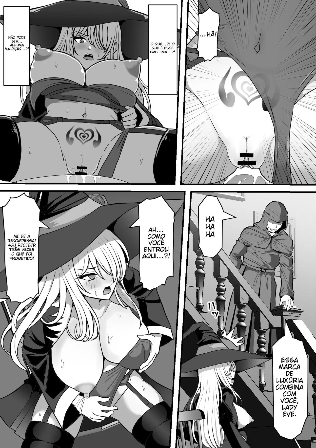 [Shiroi Tentoumushi (Ta ta)] Majo ga Shokushu ni Kisei sa re Shokushu o Shussan shi Makuru Hanashi [Portuguese-BR] (TR-163) 이미지 번호 27