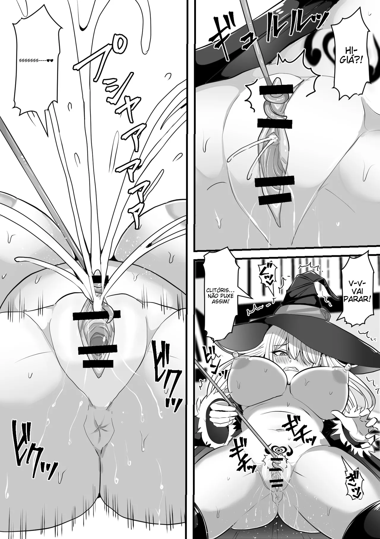 [Shiroi Tentoumushi (Ta ta)] Majo ga Shokushu ni Kisei sa re Shokushu o Shussan shi Makuru Hanashi [Portuguese-BR] (TR-163) 이미지 번호 36