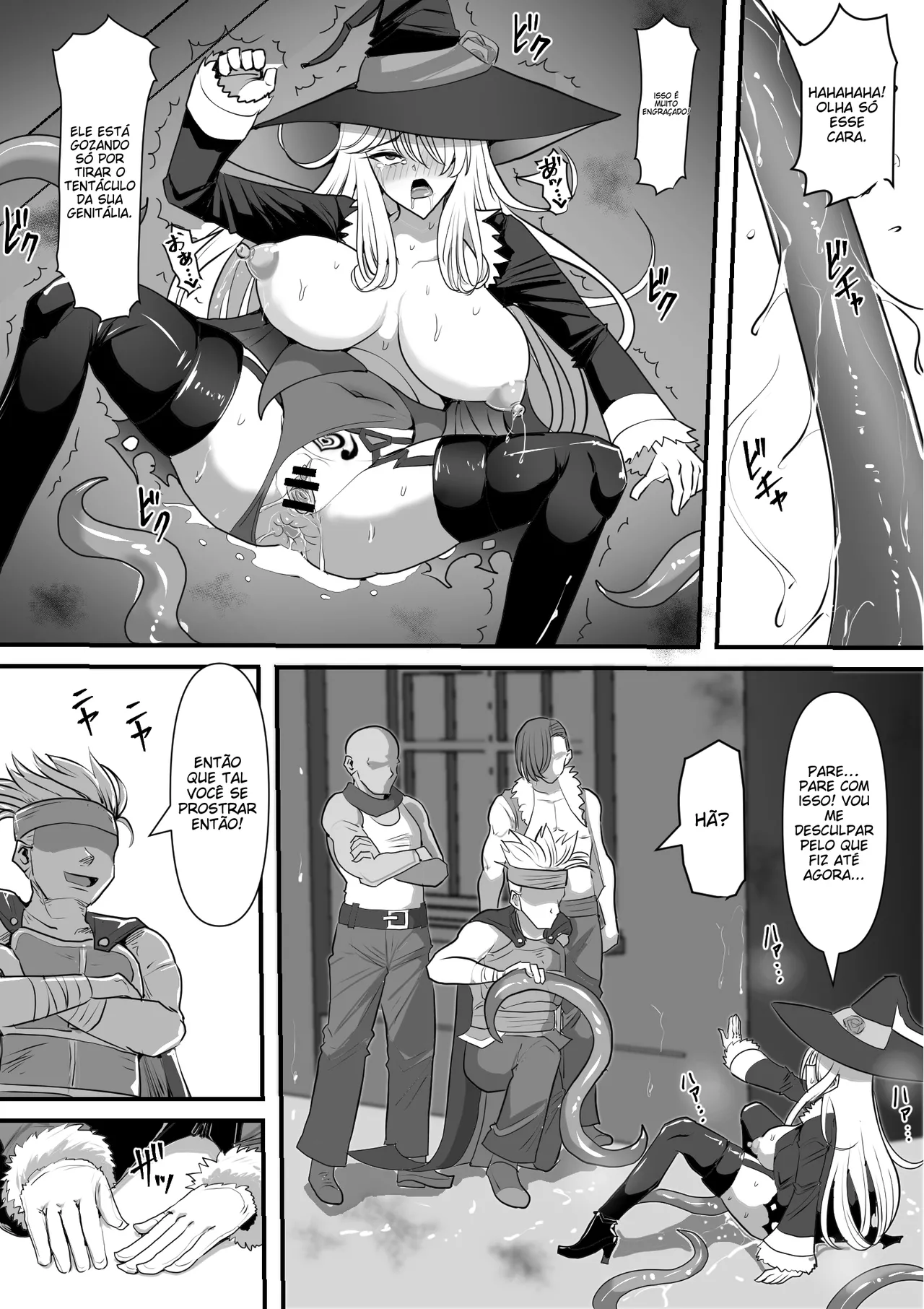 [Shiroi Tentoumushi (Ta ta)] Majo ga Shokushu ni Kisei sa re Shokushu o Shussan shi Makuru Hanashi [Portuguese-BR] (TR-163) 이미지 번호 47