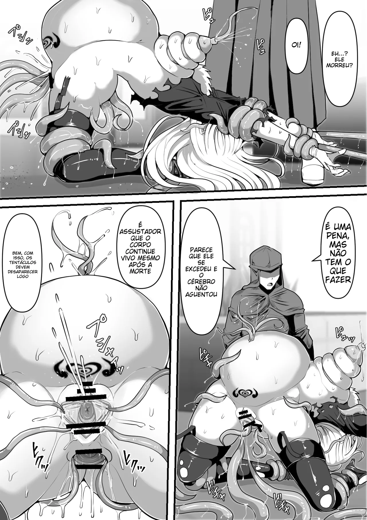 [Shiroi Tentoumushi (Ta ta)] Majo ga Shokushu ni Kisei sa re Shokushu o Shussan shi Makuru Hanashi [Portuguese-BR] (TR-163) 이미지 번호 63