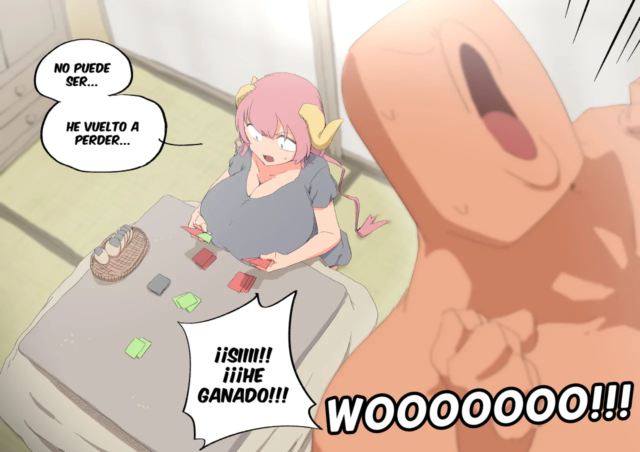 [Woomochichi] Iruru Lost the Game | Iruru Pierde el Juego (Miss Kobayashi's Dragon Maid) [Spanish] [Salchitraductor] image number 1